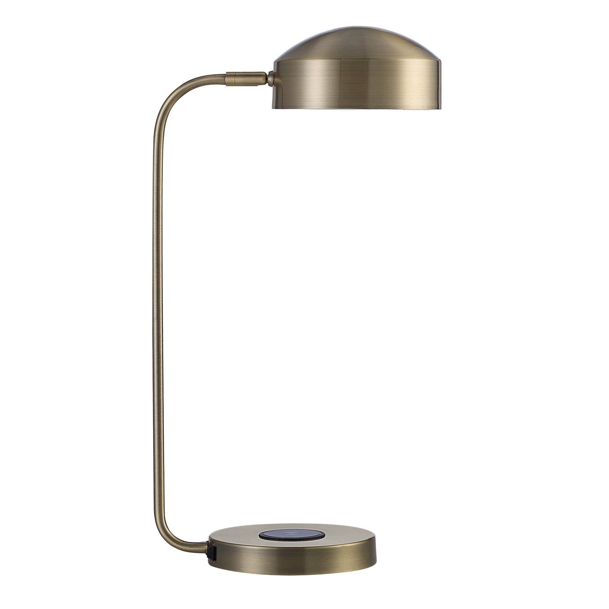 Riesco 22.5" Length Desk Lamp, Antique Brass - Main Image - LPT1214