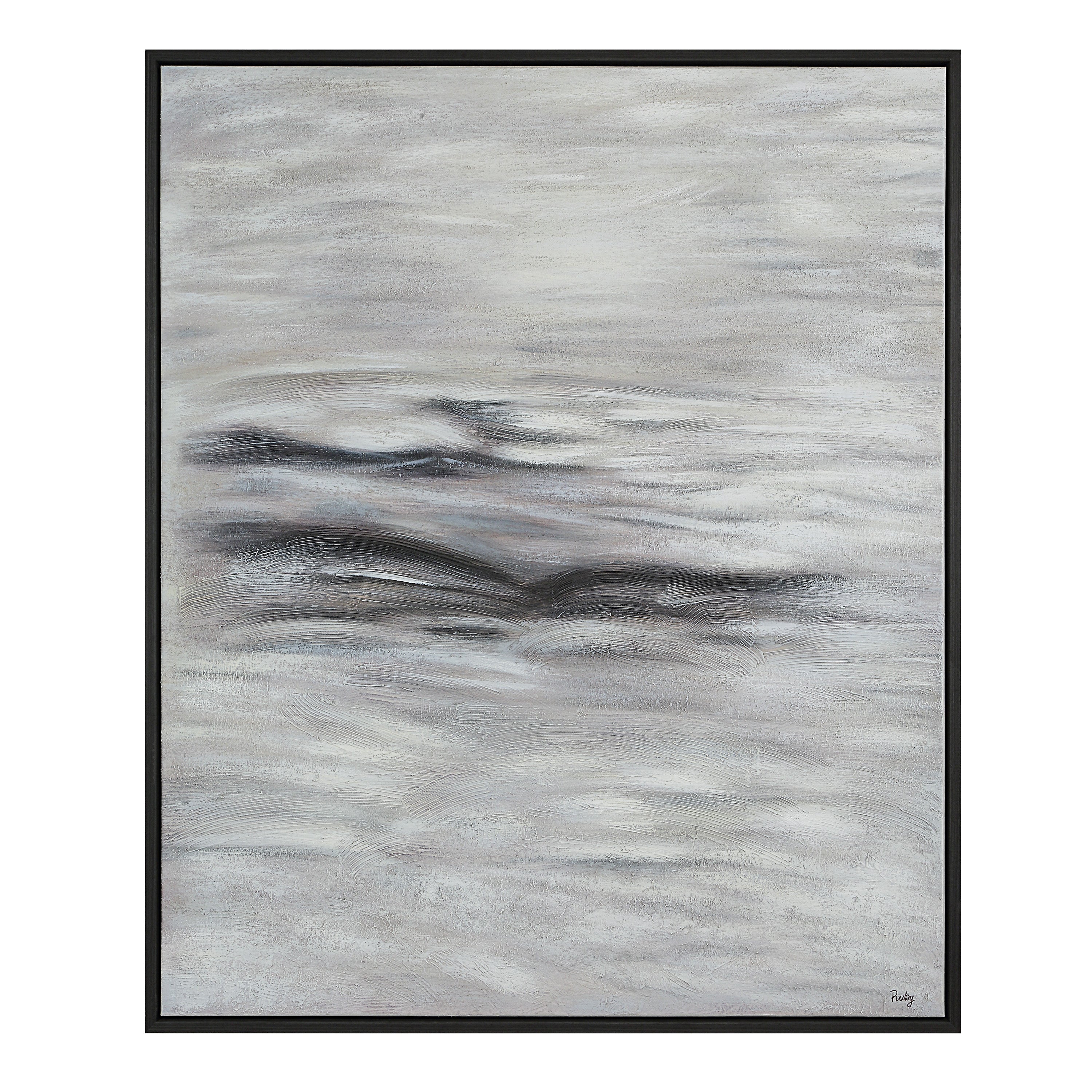 Baelish 60" H x 50" W Canvas Art, Grey - Main Image - OL2187