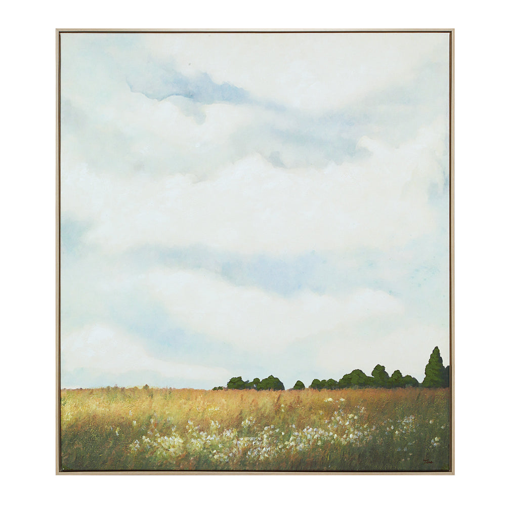 Lasso 45" H x 40" W Canvas Art, Blue - Main Image - OL2202