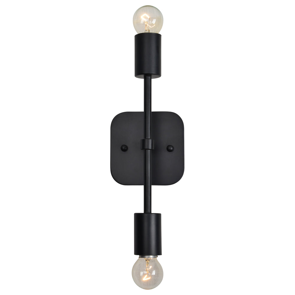 Albany I 13" Length Wall Sconce, Black - Main Image - WS008
