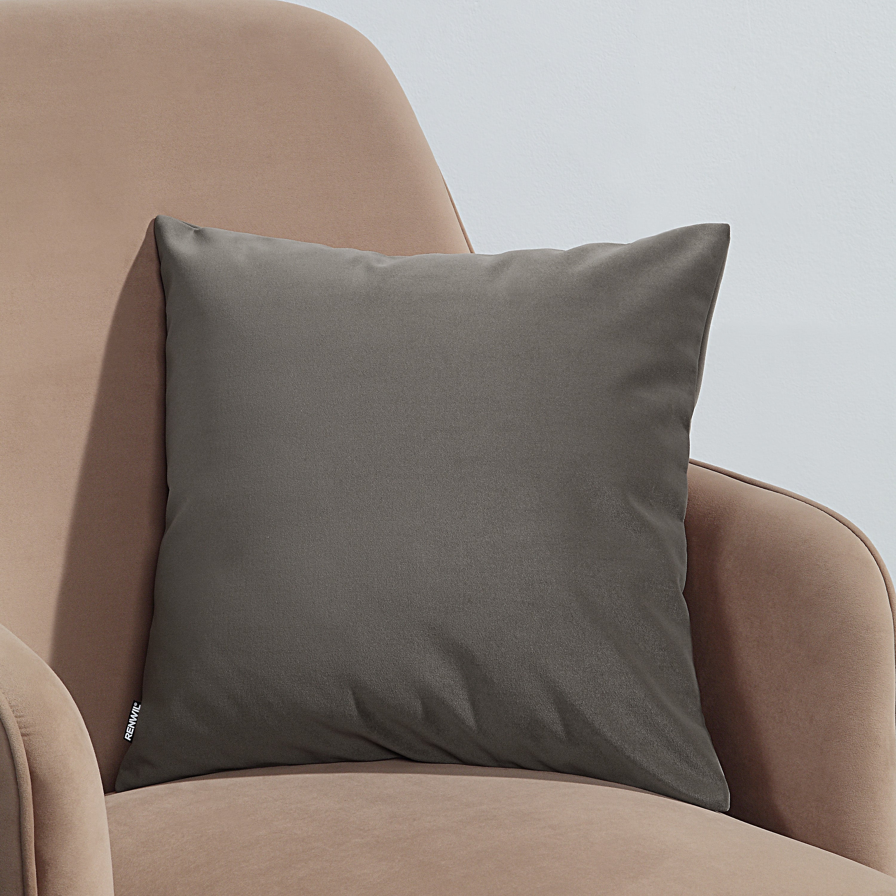 Antwerp 20X20 Indoor Pillow, Dark Olive Green - Lifestyle Image - PWFL1464
