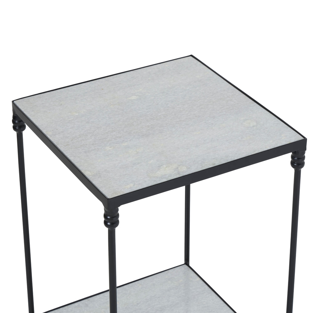 Giulia 24" Height Table, White - Additional Image 2 - TA514