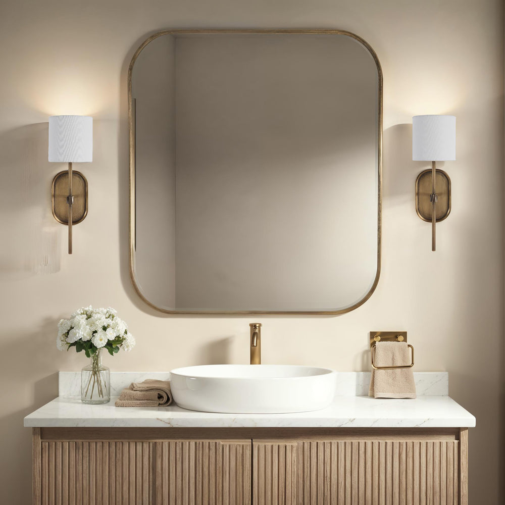 Peonia 17.5" Height Wall Sconce, Yellow - Lifestyle Image - WS169