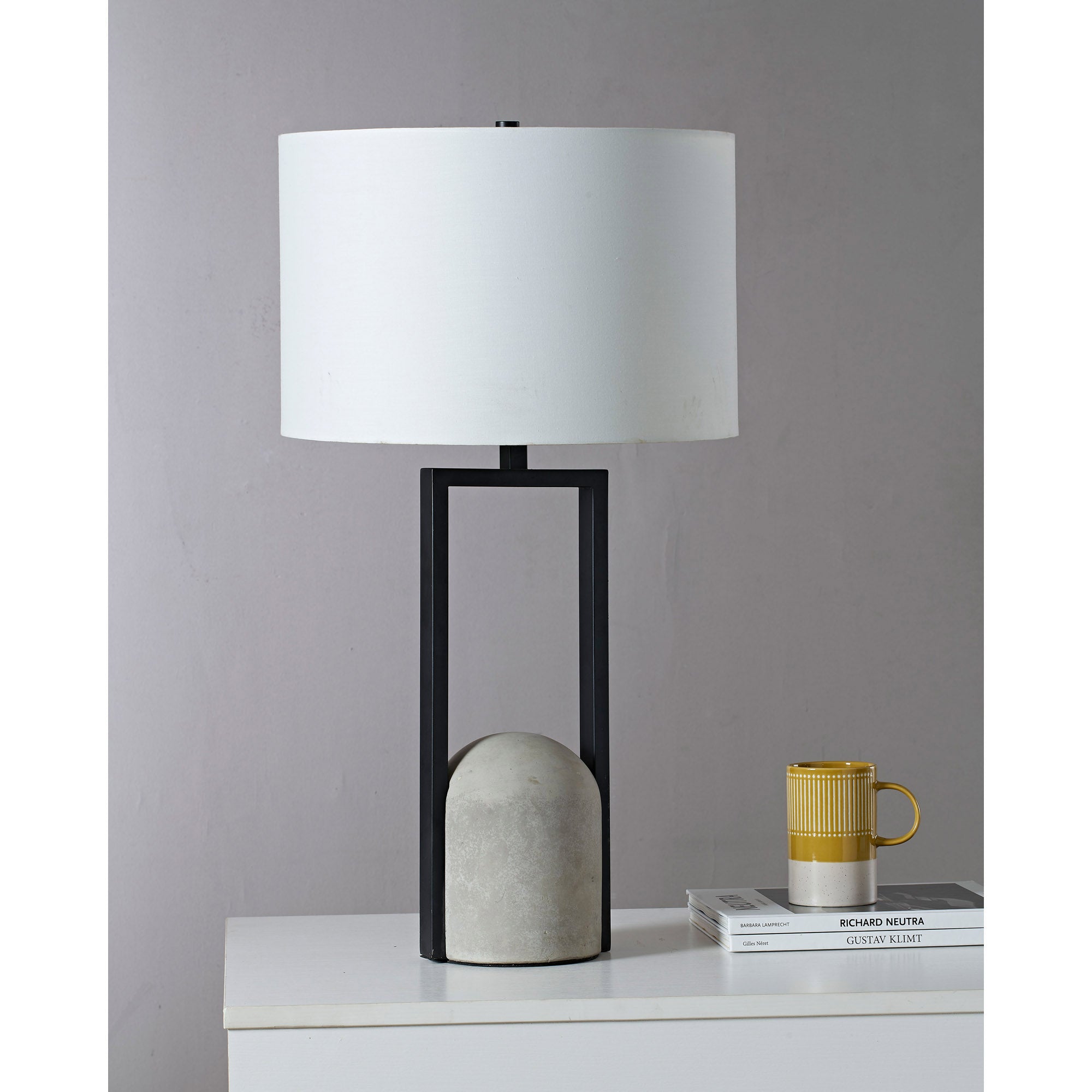 Florah 27.75" Length Table Lamp, Matte Black - Additional Image 4 - LPT1231