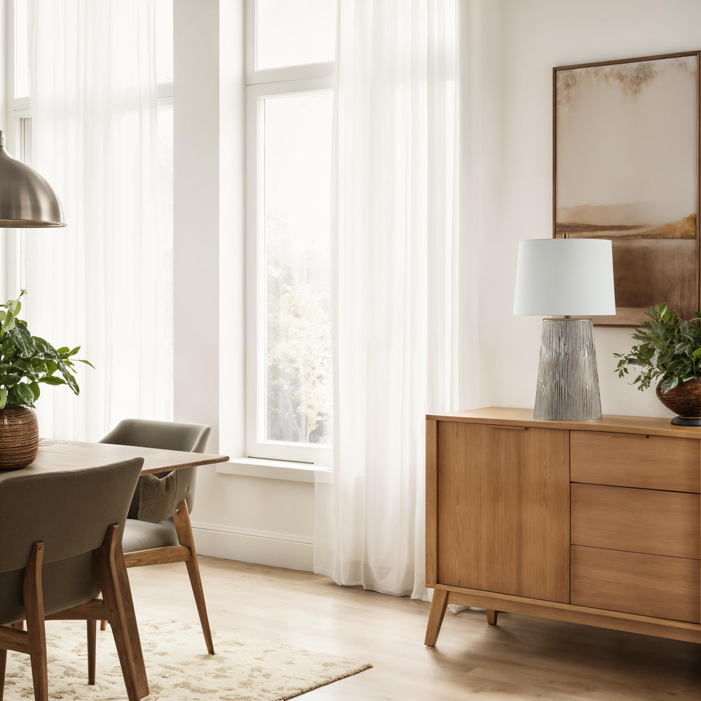 Calma 30.0" Height Table Lamps, Grey Rock - Lifestyle Image - LPT1398EV