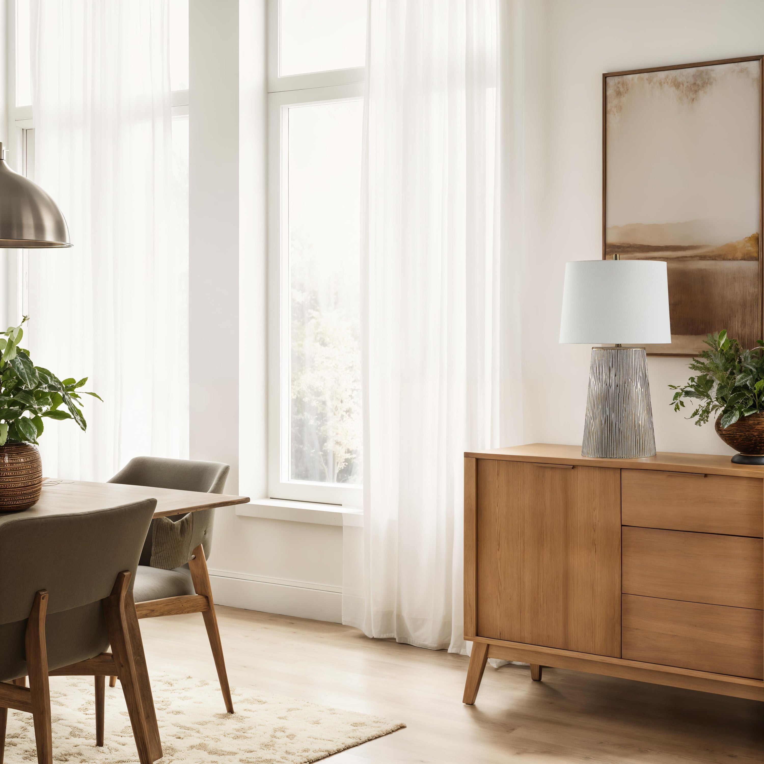 Calma 30.0" Height Table Lamps, Grey Rock - Lifestyle Image - LPT1398EV
