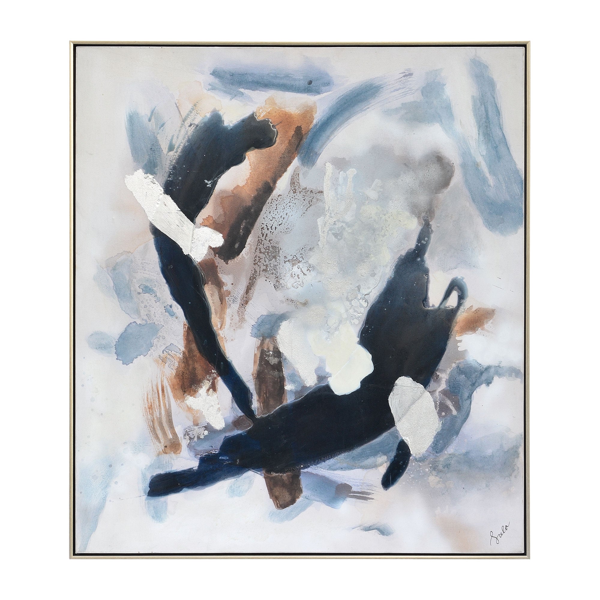 Antofalla 36" Wide Canvas Art, Blue - Main Image - OL2100