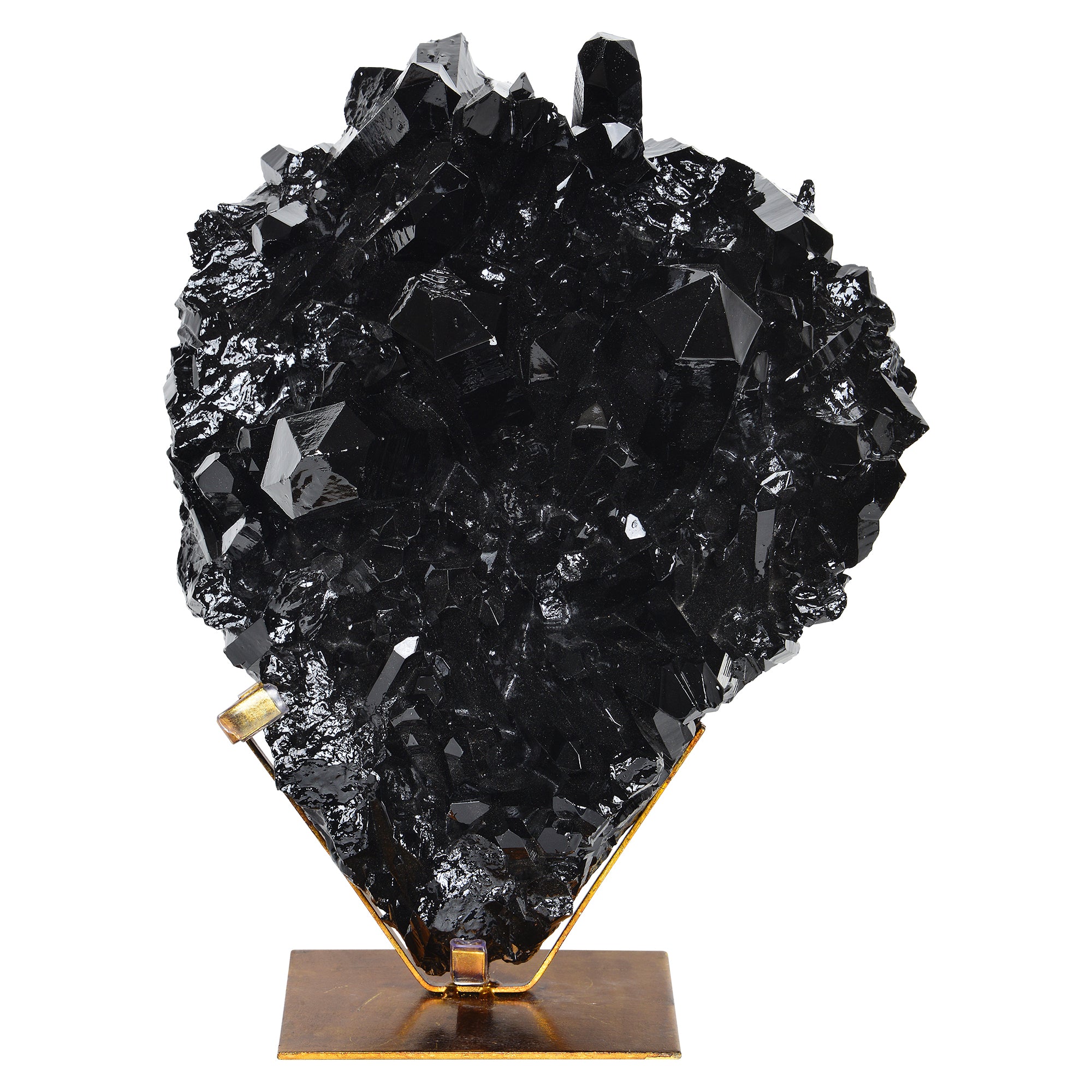 Burnett Indoor Resin Statue, Black - Angle Image - STA560