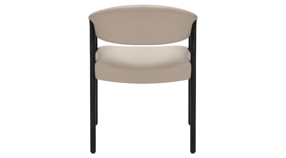 Tovas and Bexley 7pc Dining Set - Black Table and Mushroom Chairs