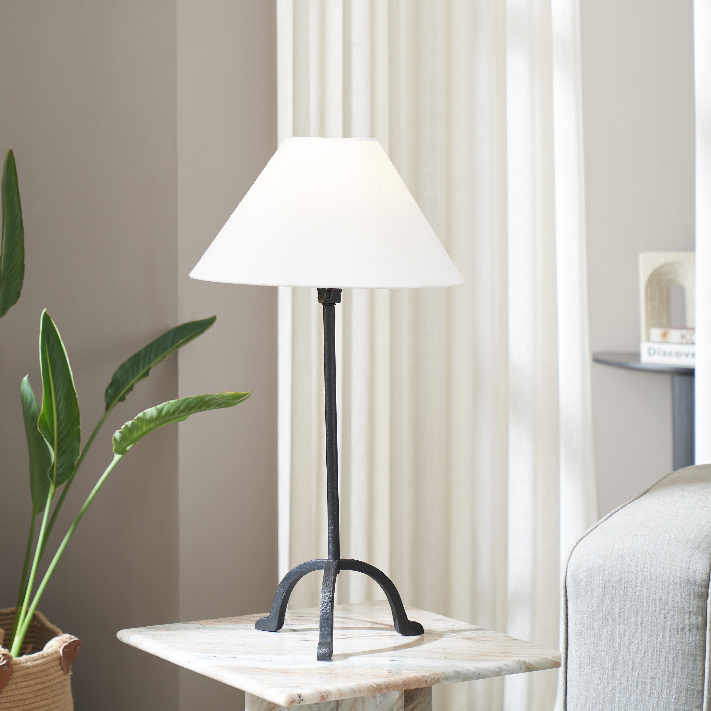 Kitts 27.25" Height Table Lamp, Black - Lifestyle Image - LPT1307