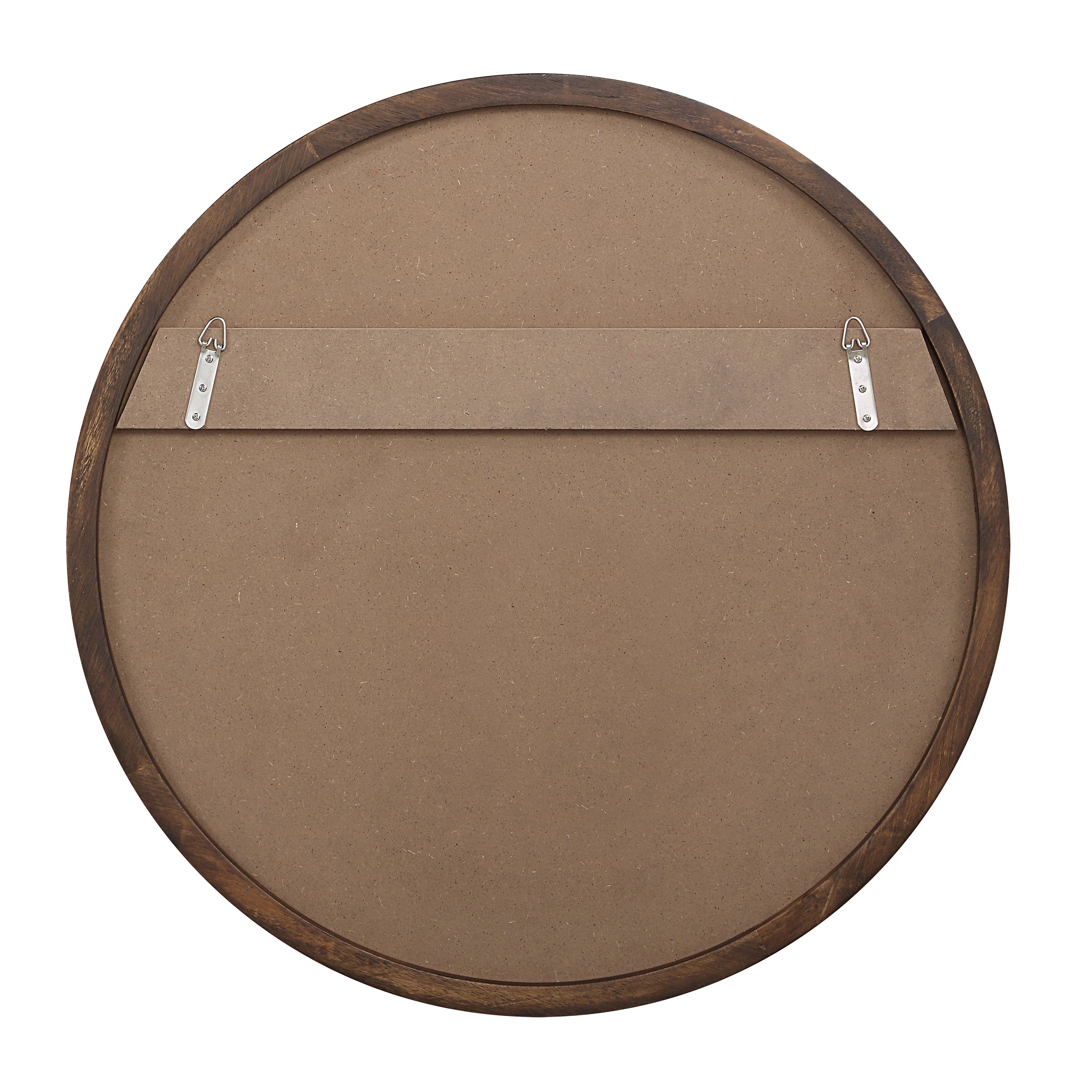 Modi 30" H x 30" W Wall Mirror, Brown - Backing Image - MT2706