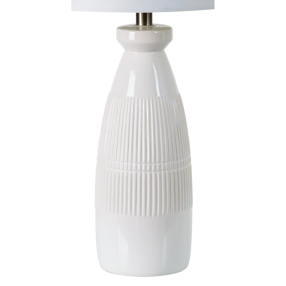 Nado 26.25" Length Table Lamp, Off-White - Detail Image - LPT1233