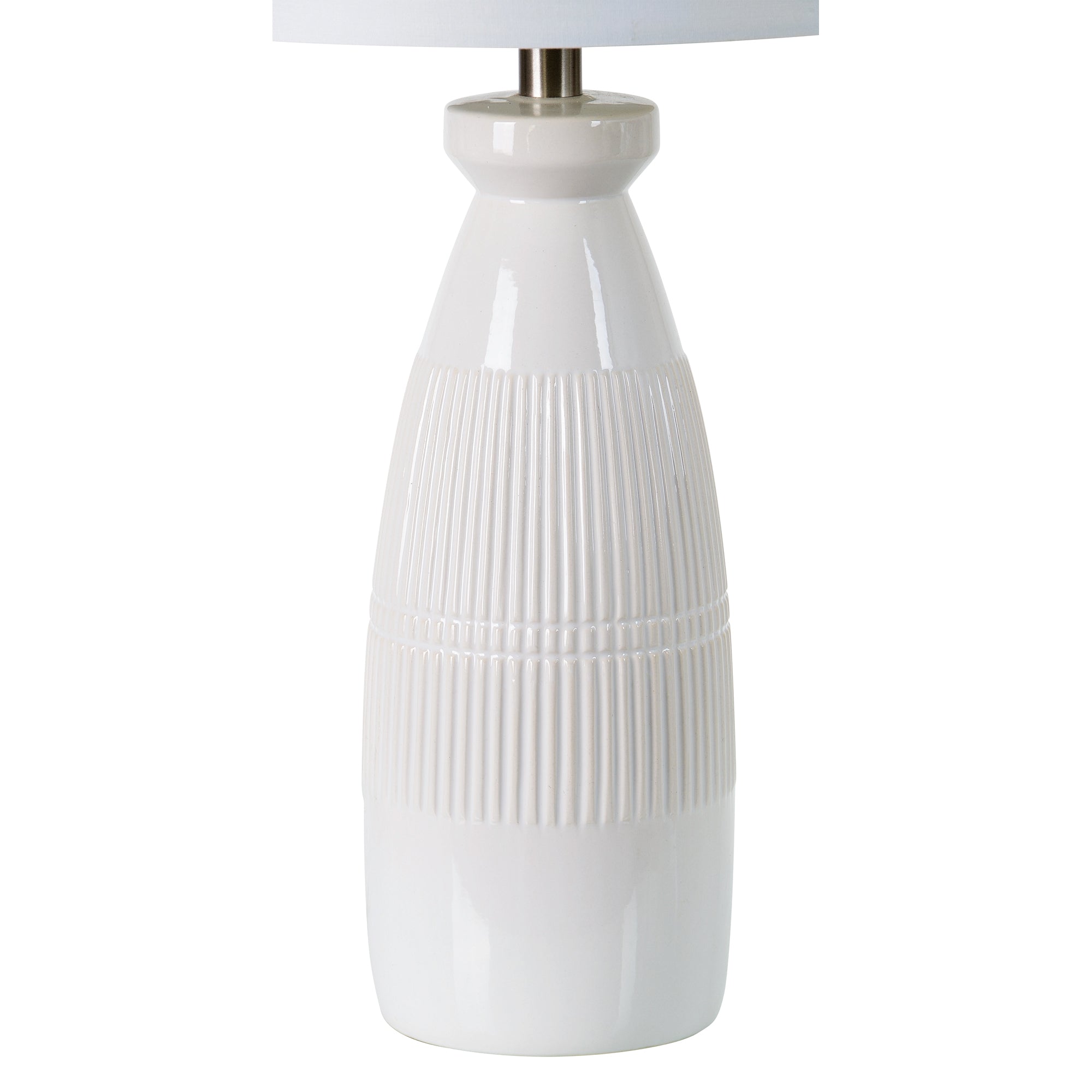 Nado 26.25" Length Table Lamp, Off-White - Detail Image - LPT1233
