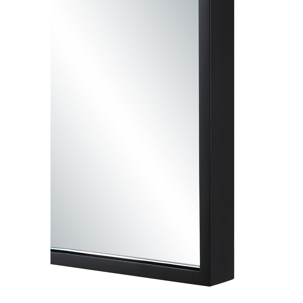 Agata 36" H x 24" W Wall Mirror, Black - Detail Image - MT2753