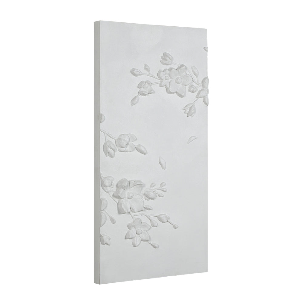 Beaudelaire 20" Wide Wall Decor, Matte White - Additional Image 5 - W6748