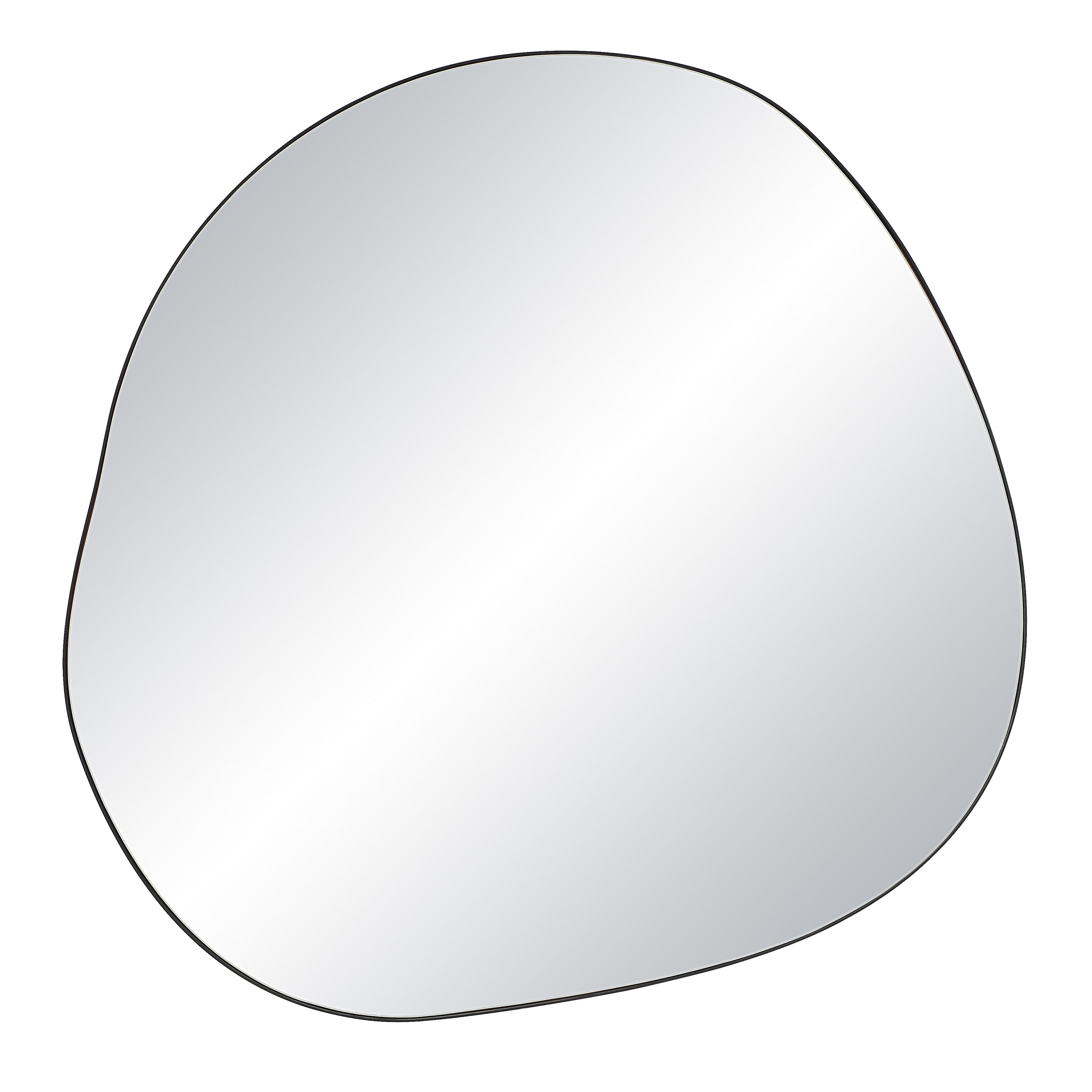 Dolly 45.25" Tall Irregular Wall Mirror, Black - Main Image - MT2657