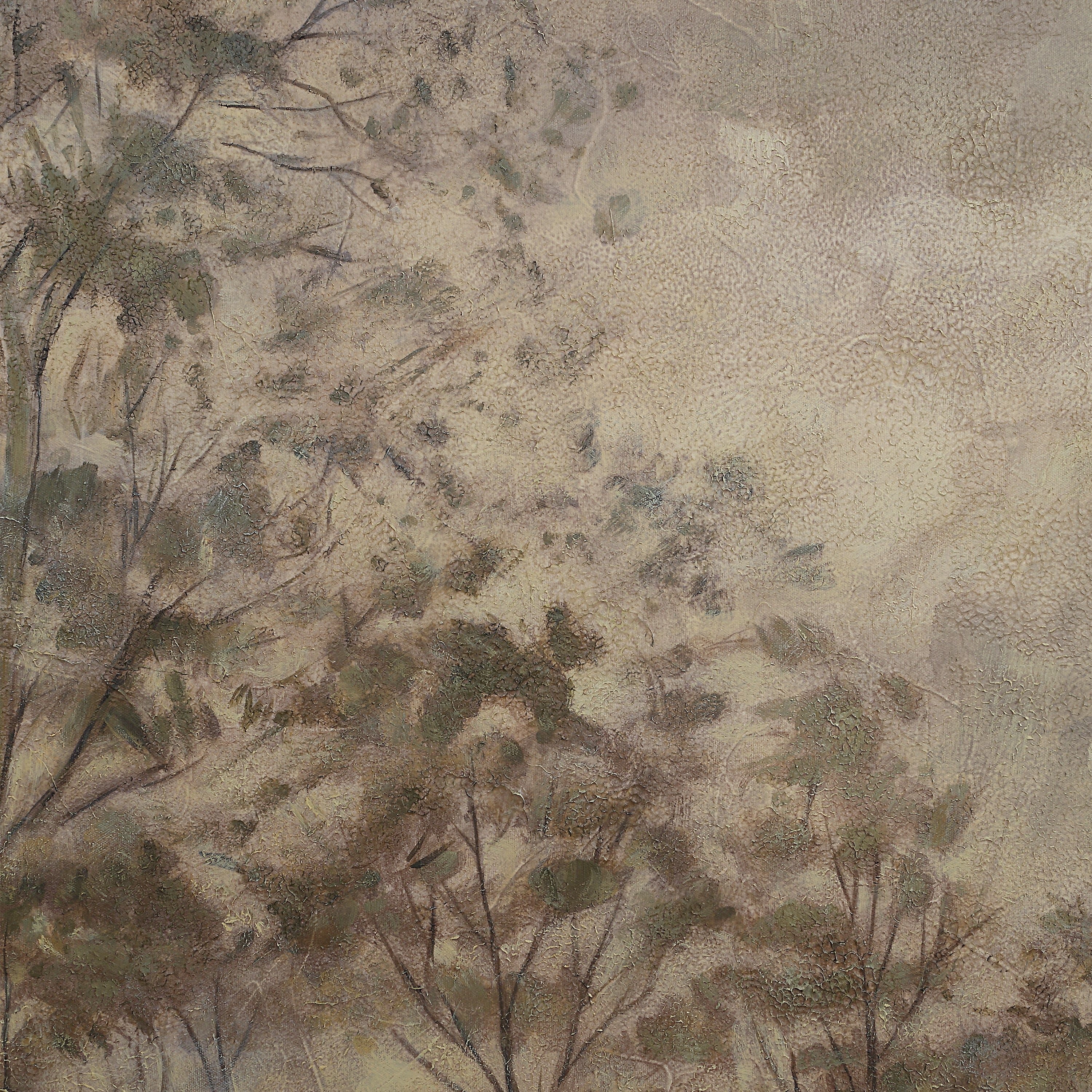 Toulouse 40" H x 70" W Canvas Art, Beige - Detail Image - OL2190
