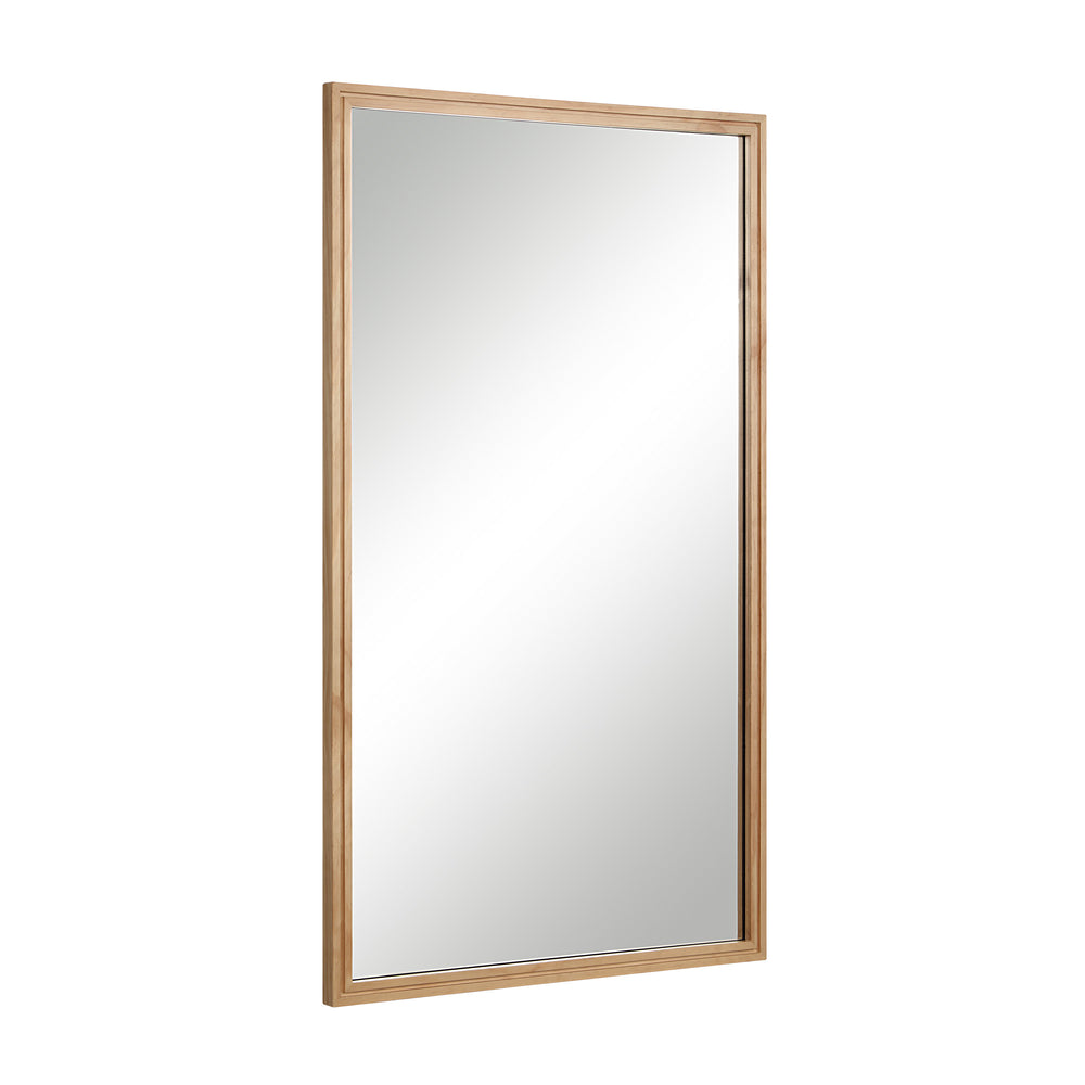 Canas 40" H x 24" W Wall Mirror, Brown - Angle Image - MT2714