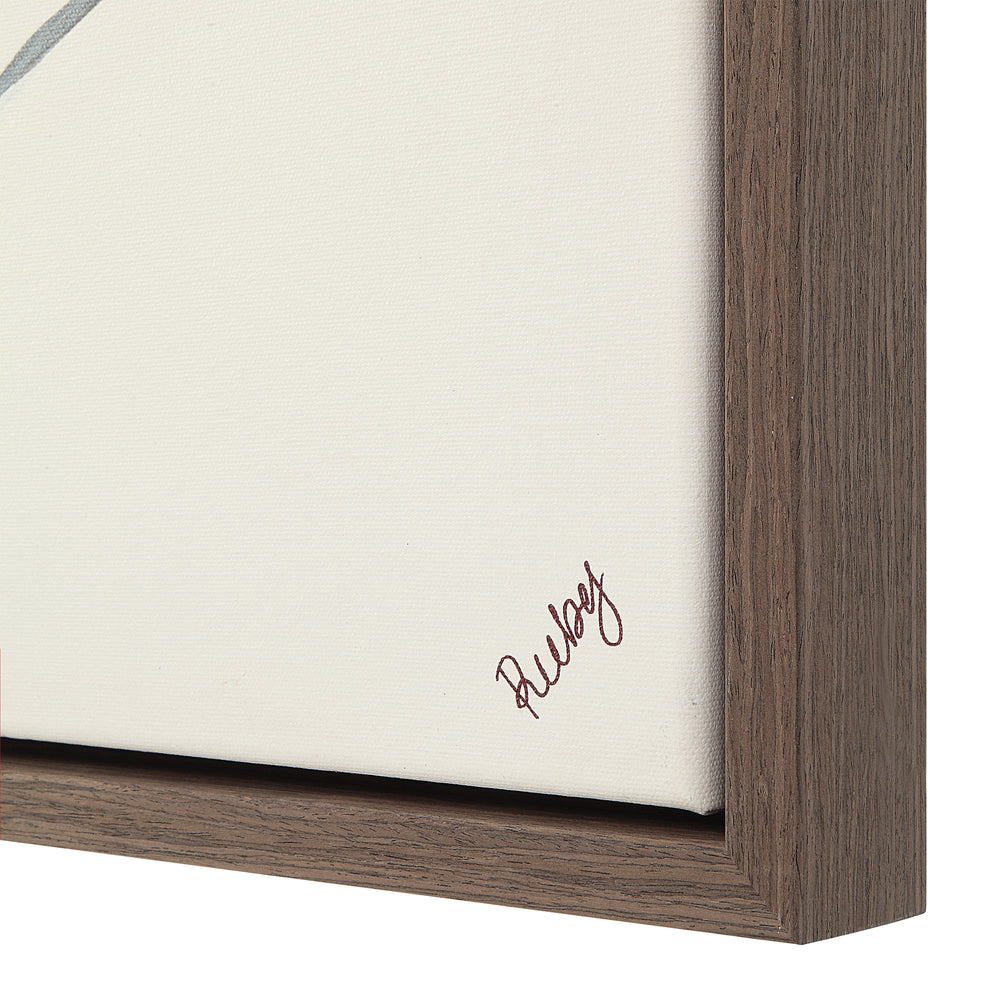 Lacadie 30.1" Wide Canvas Art with Wood Frame, Dark Brown - Additional Image 7 - OL2142