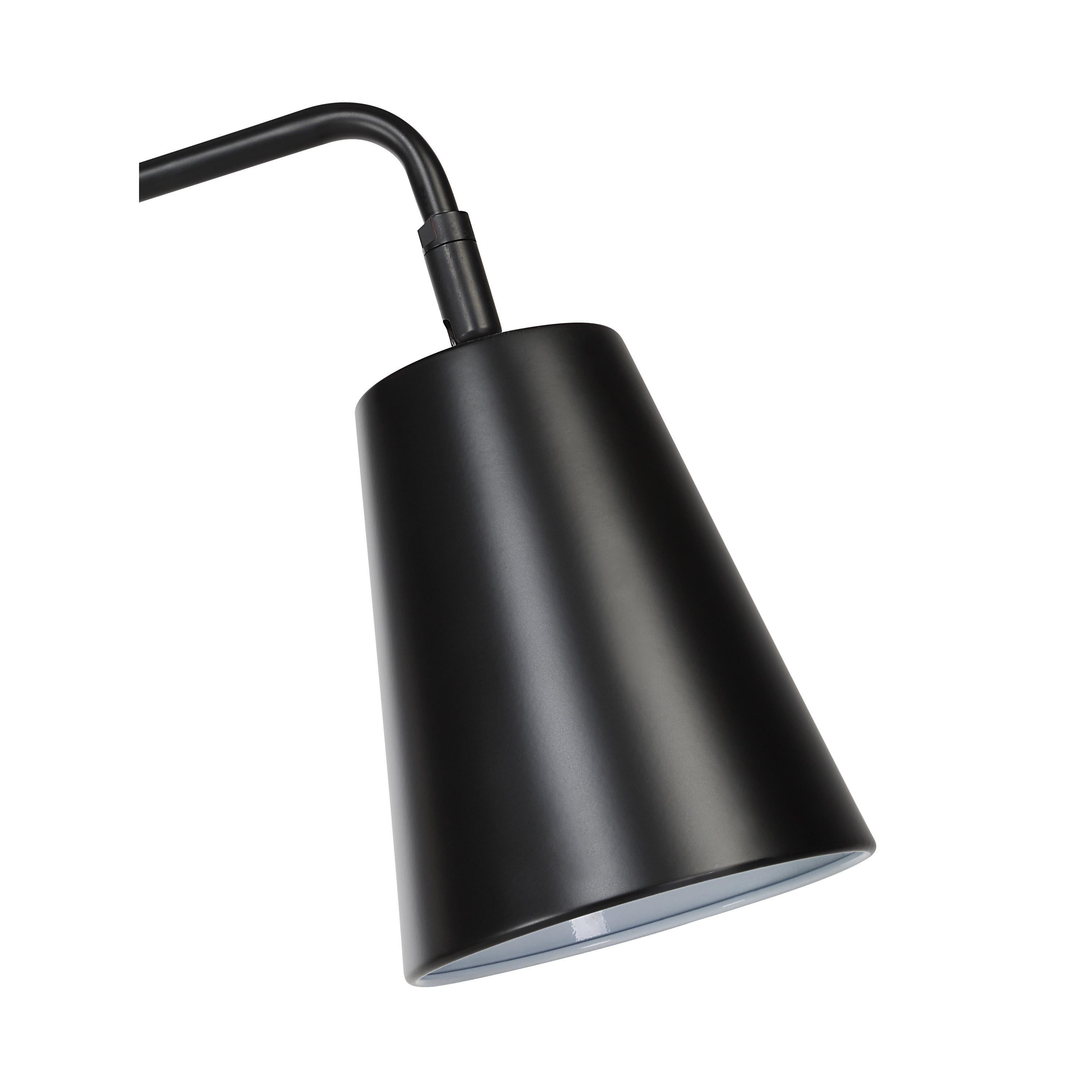 Nottingham 47.5" Height Floor Lamp, Black - Detail Image - LPF3174