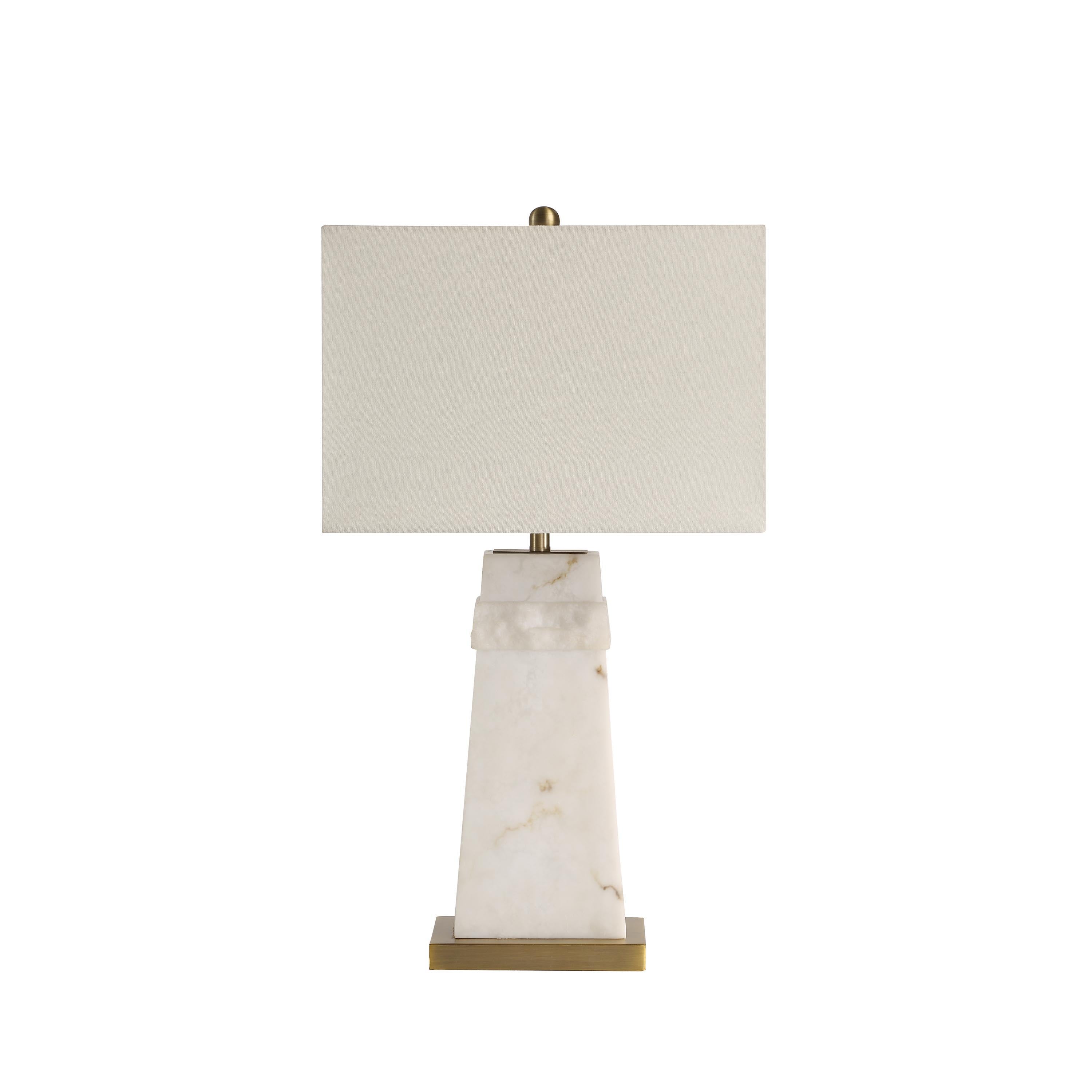 Nisrine 28" Height Table Lamp, Cream - Angle Image - LPT1342