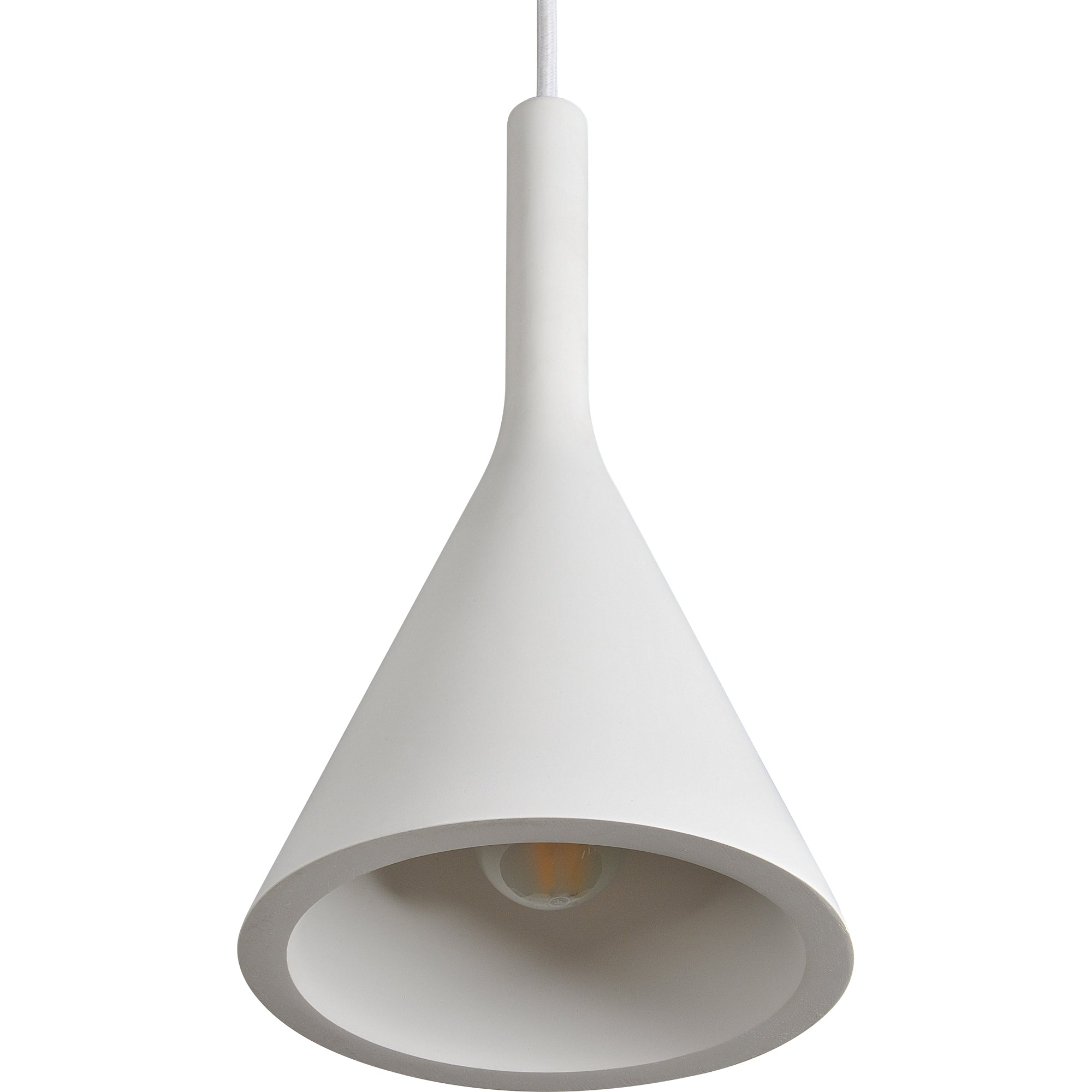 Hottah 11.4" Length Ceiling Fixture, White - Angle Image - LPC4427