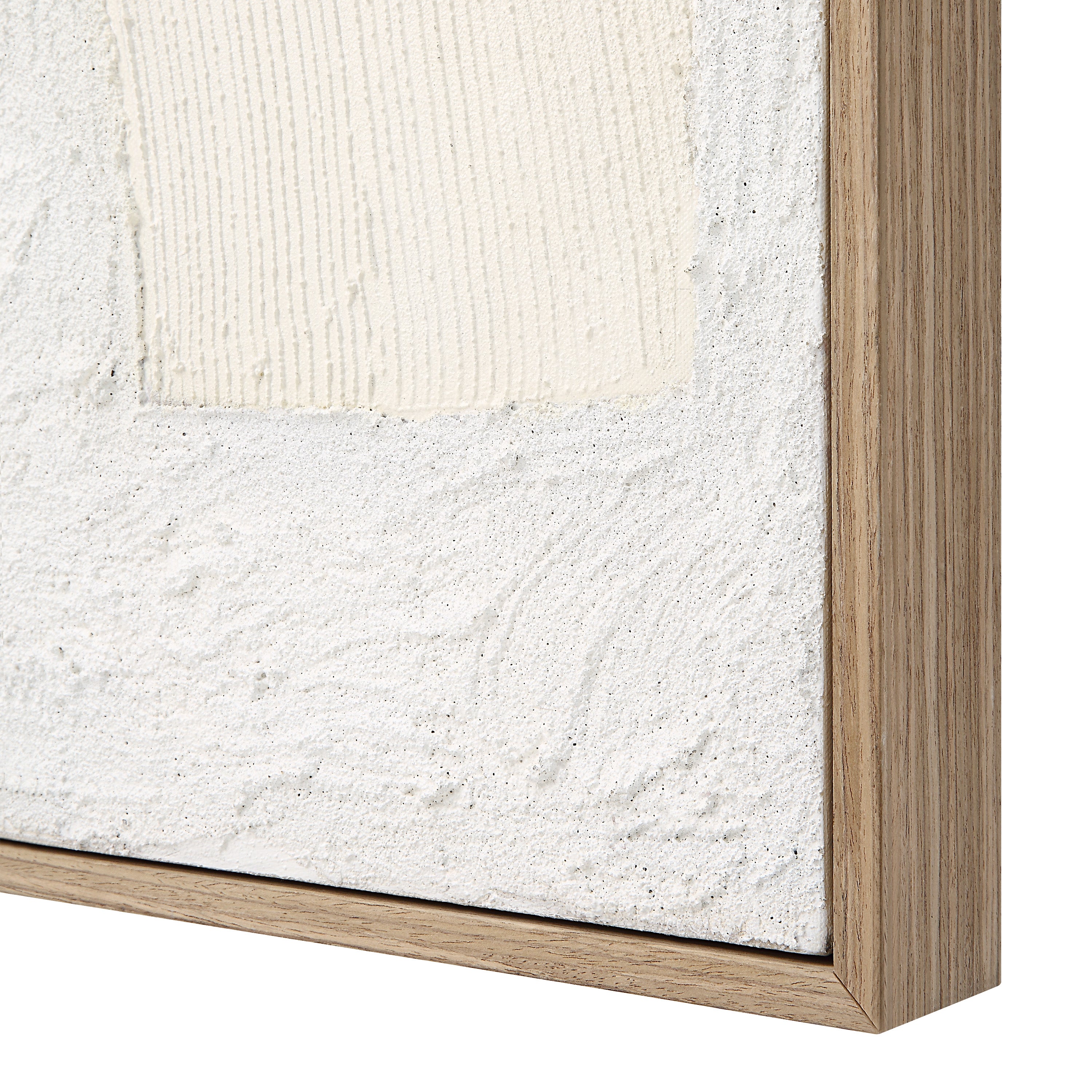 Canberra 48.2" Wide Canvas Art with Wood Frame, Oak - Additional Image 2 - OL2140