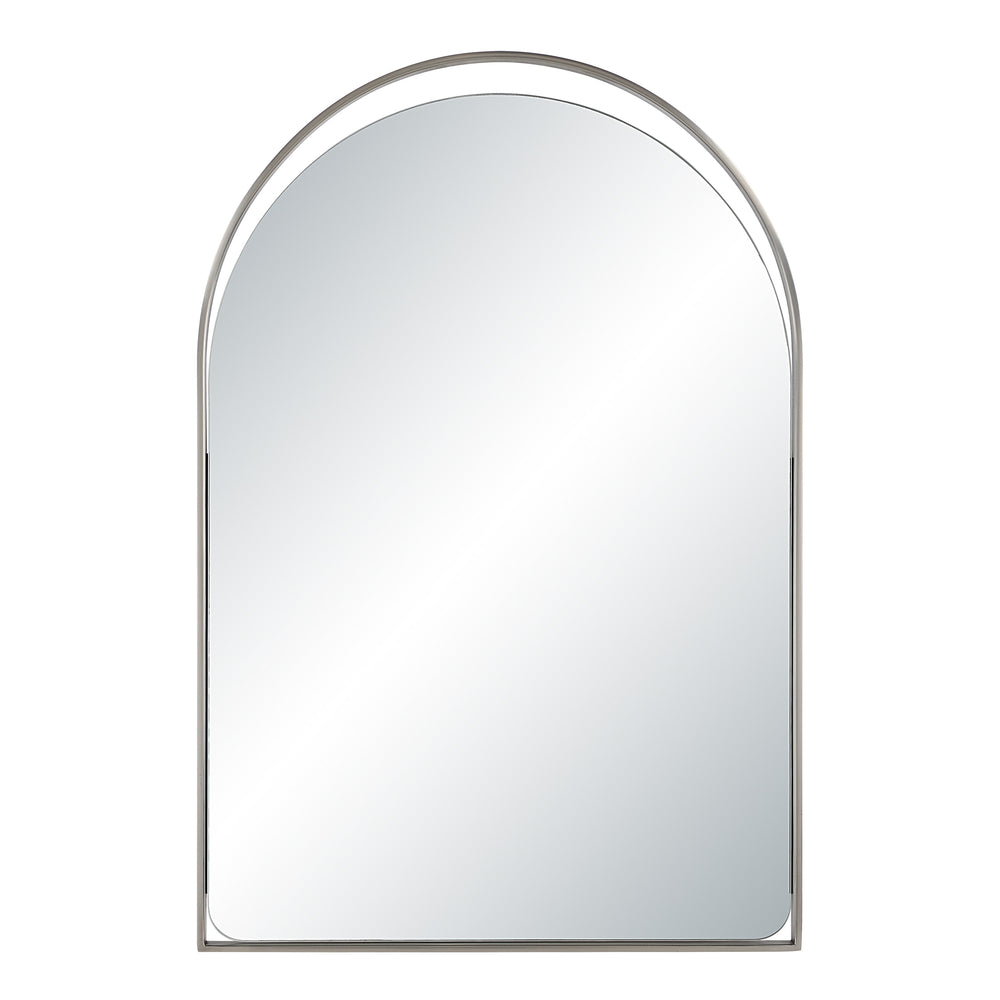 Mentha 30" H x 20" W Wall Mirror, Silver - Main Image - MT2730