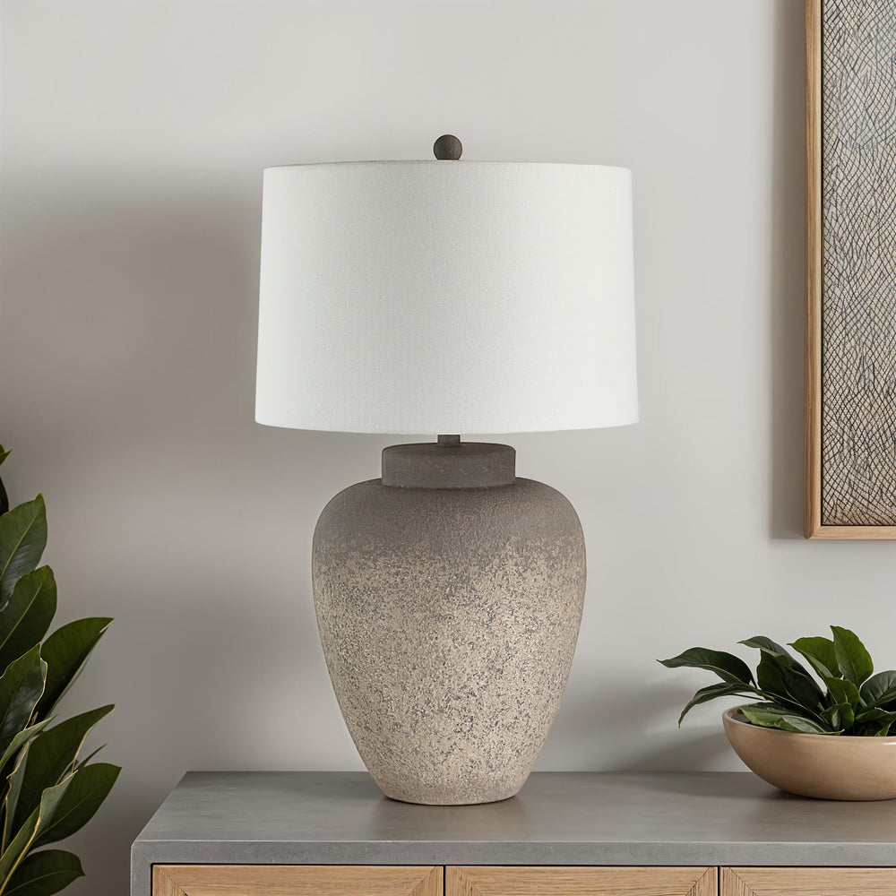 Lattuga 28.5" Height Table Lamp, Cream - Lifestyle Image - LPT1330