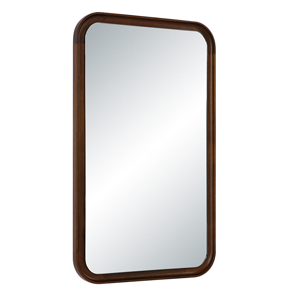 Salvia 40" H x 24" W Wall Mirror, Brown - Angle Image - MT2742