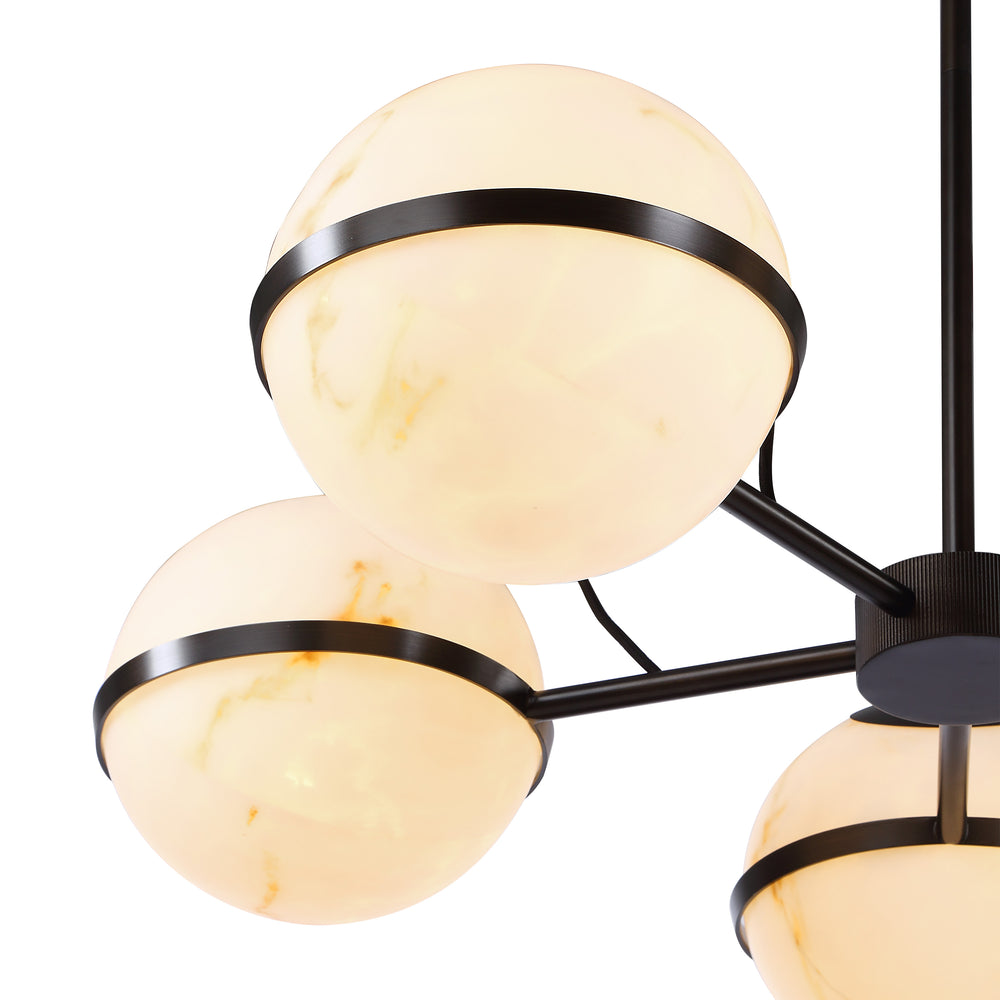 Roca 69.25" Height Ceiling Fixture, Dark Antique Bronze - Detail Image - LPC4504