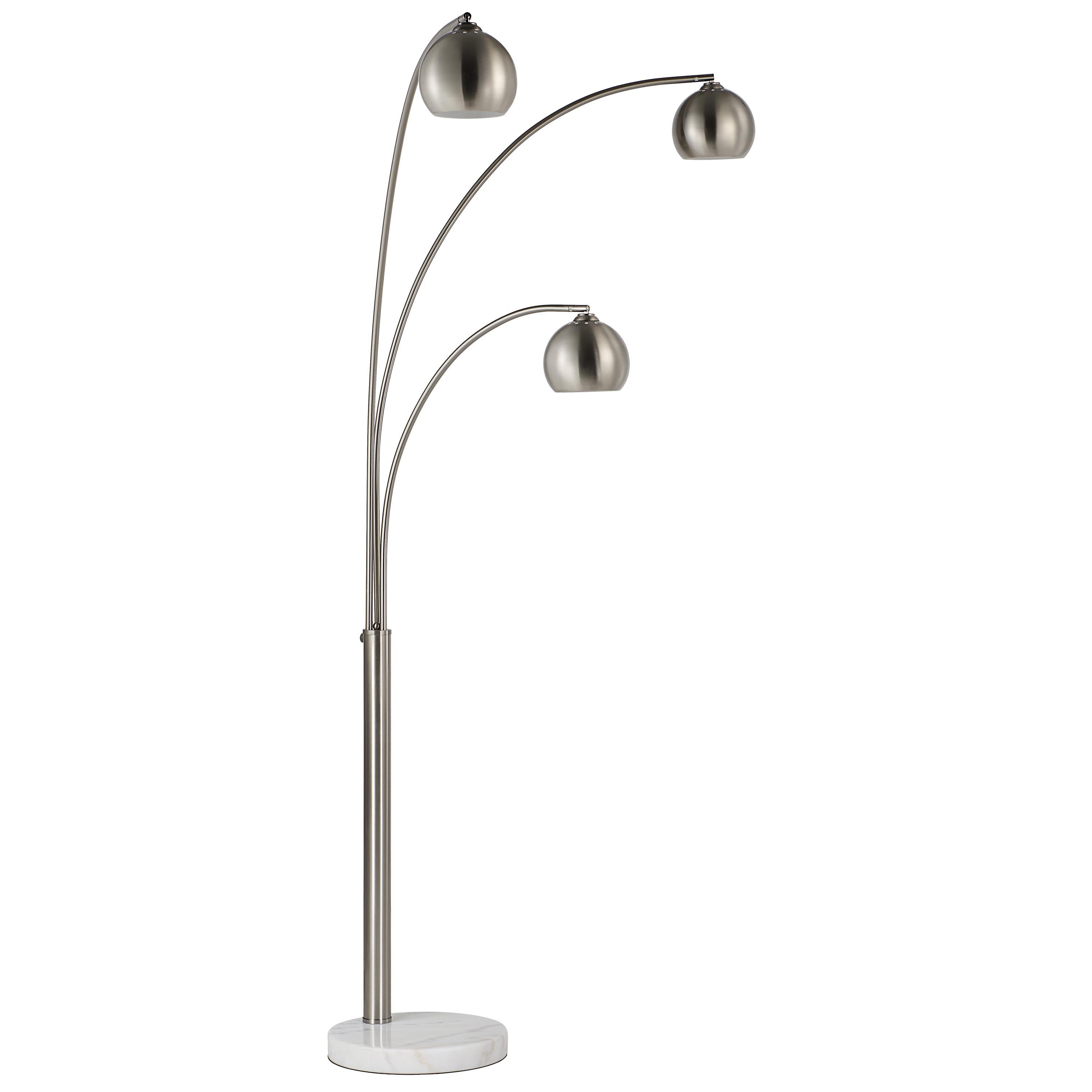 Aguillard 87.5" Height Floor Lamp, Grey - Main Image - LPF3161