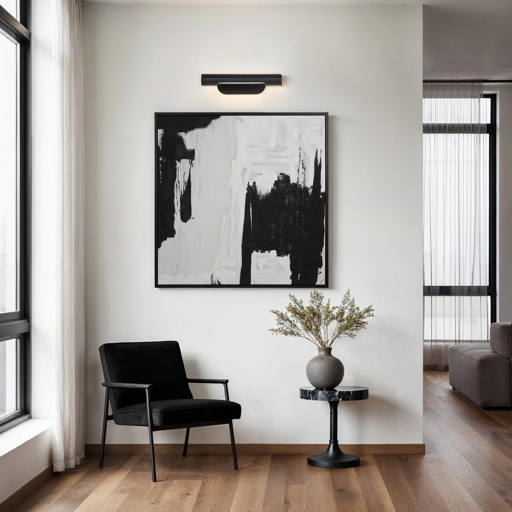 Oleandro 4.5" Height Wall Sconce, Black - Lifestyle Image - WS162