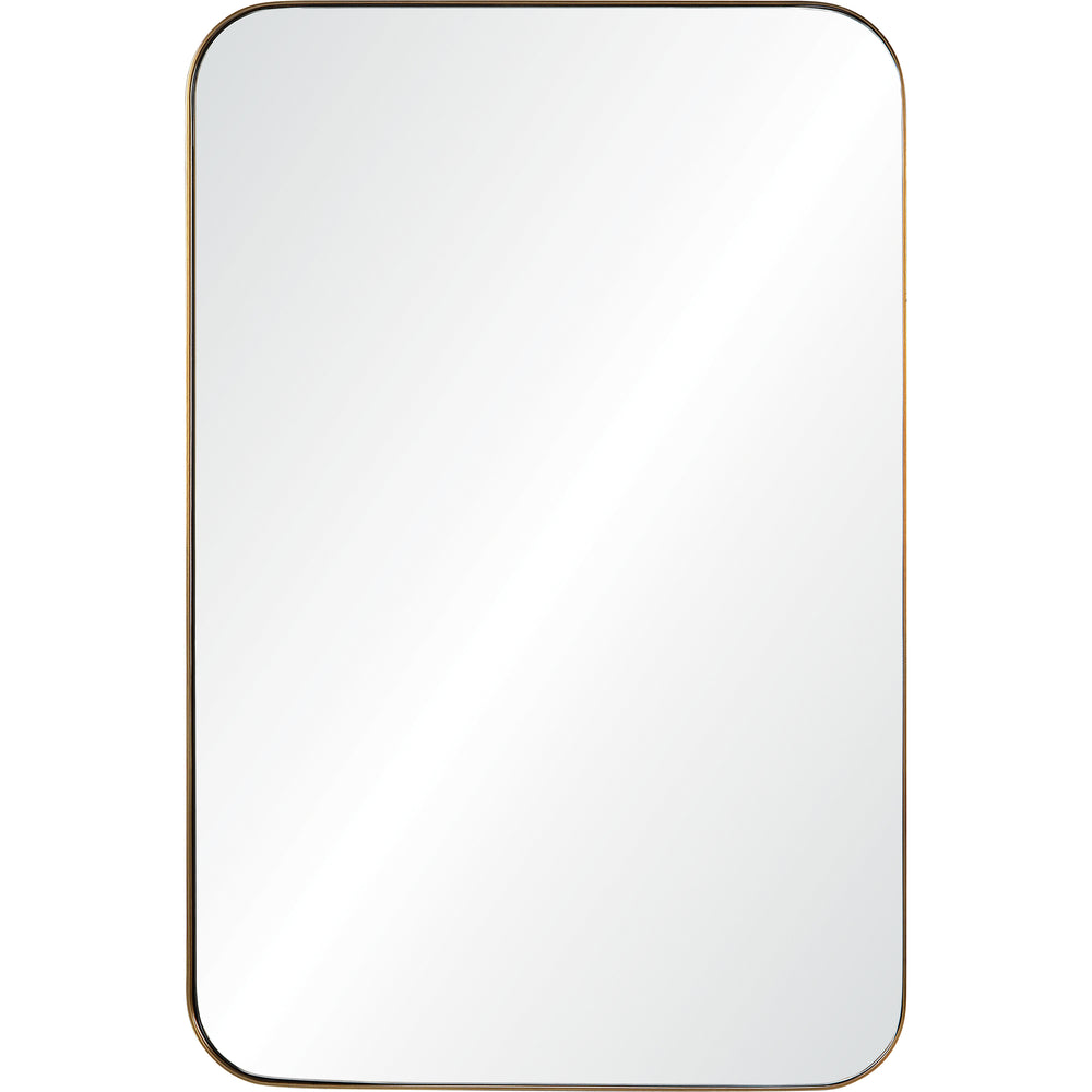 Edwin 36" Tall Rectangle Wall Mirror, Yellow - Main Image - MT2416