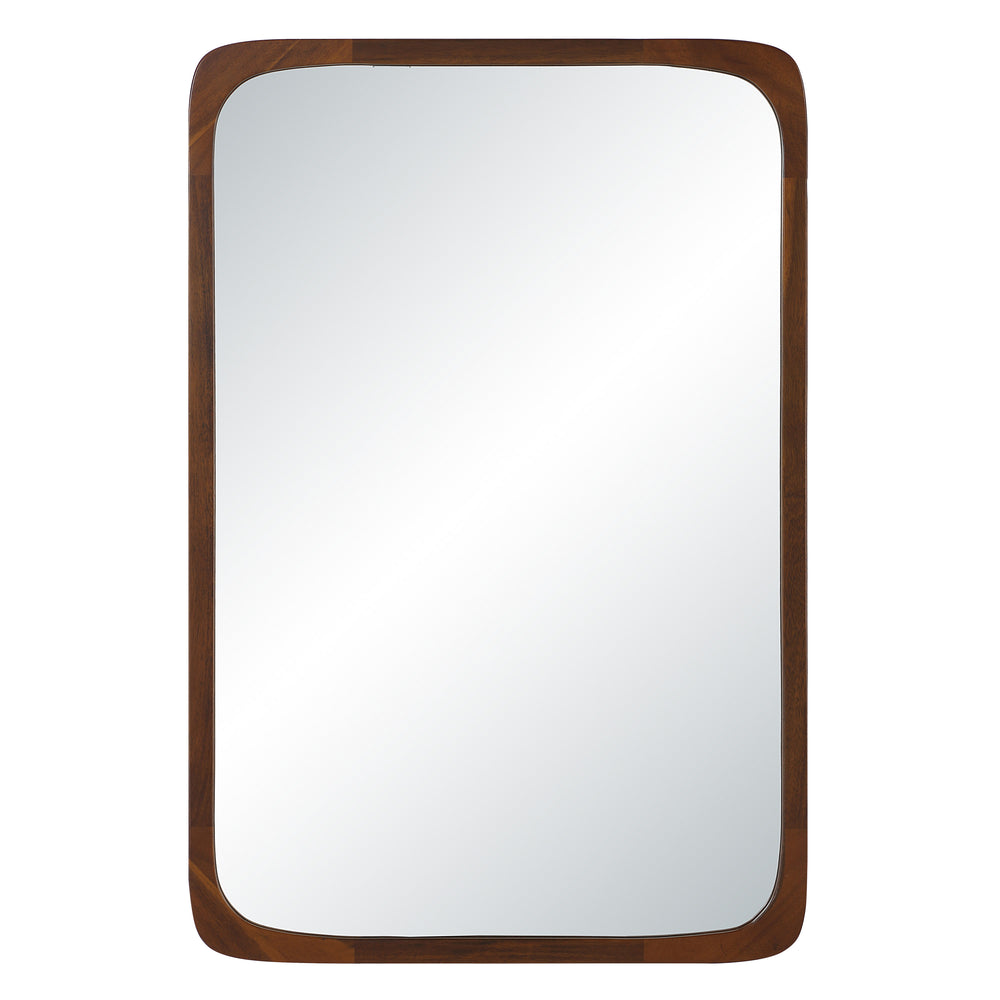 Sisley 36" H x 24" W Wall Mirror, Brown - Main Image - MT2754