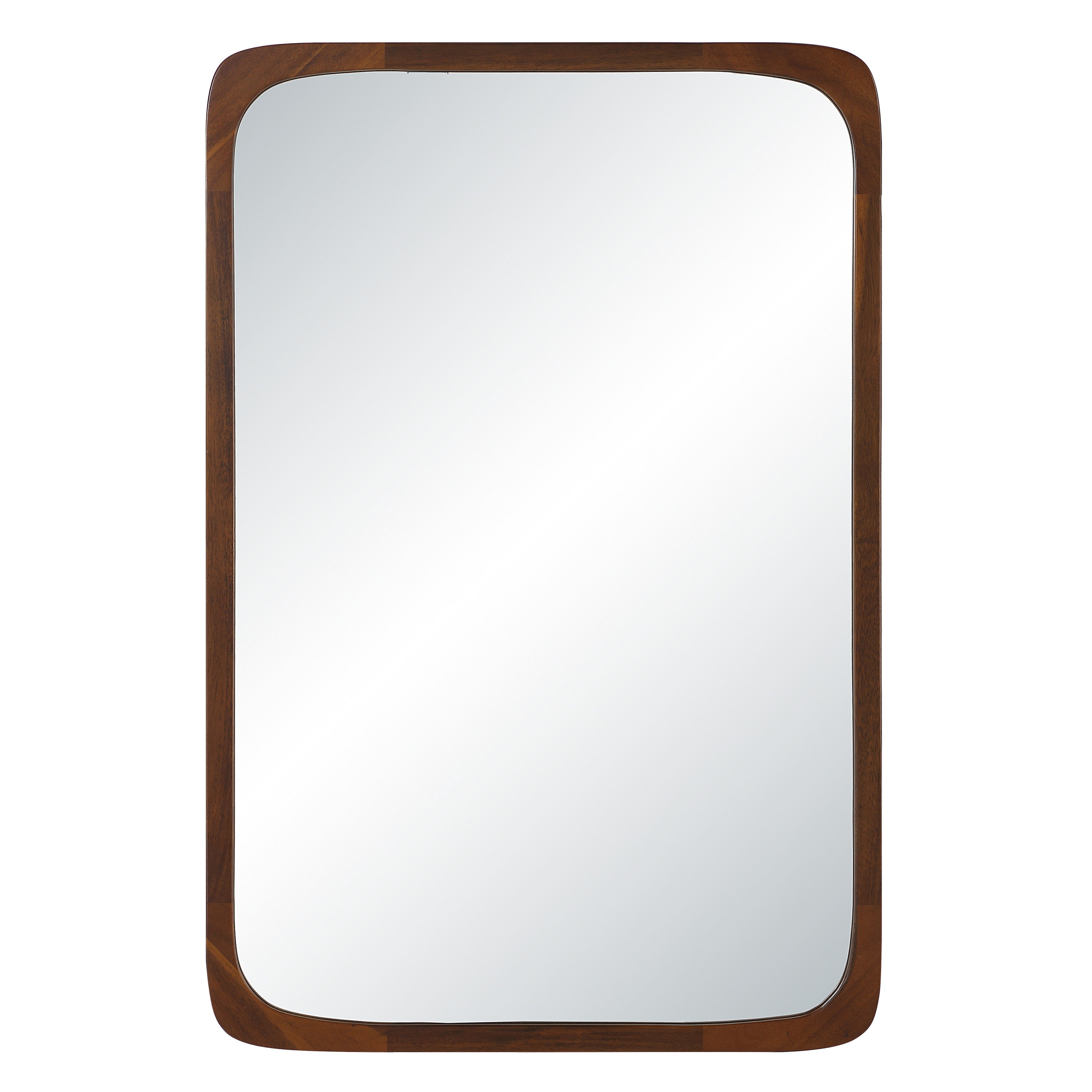 Sisley 36" H x 24" W Wall Mirror, Brown - Main Image - MT2754