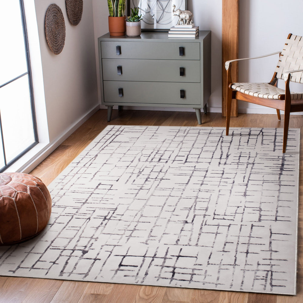 Ariella 3x5 Power loomed Indoor Rug, Grey - Additional Image 3 - RARI-20079-35