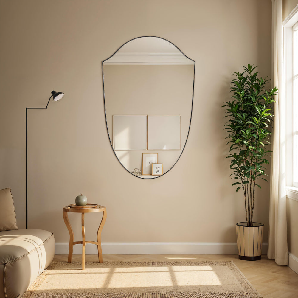 Reims 40" H x 26" W Wall Mirror, Yellow - Lifestyle Image - MT2747