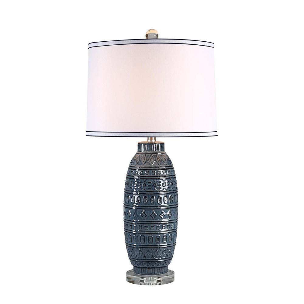 Spirea 30.47" Height Table Lamp, Blue - Angle Image - LPT1355