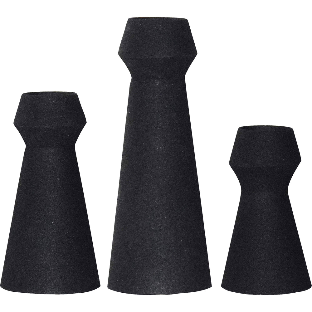 Granfeld Indoor Iron Vase, Matte Black - Main Image - VAS198