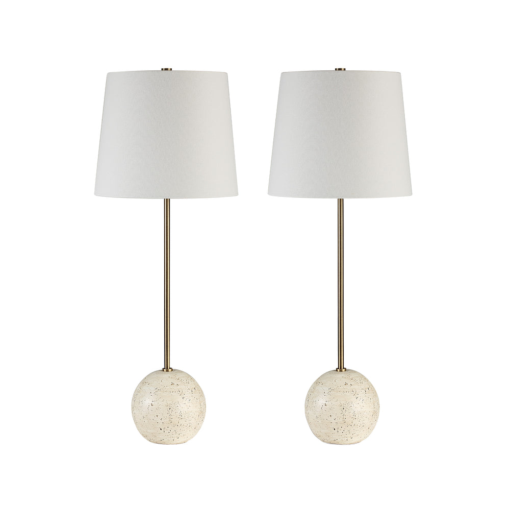 Davide 28.25" Height Table Lamp, Yellow - Main Image - LPT1289-SET2