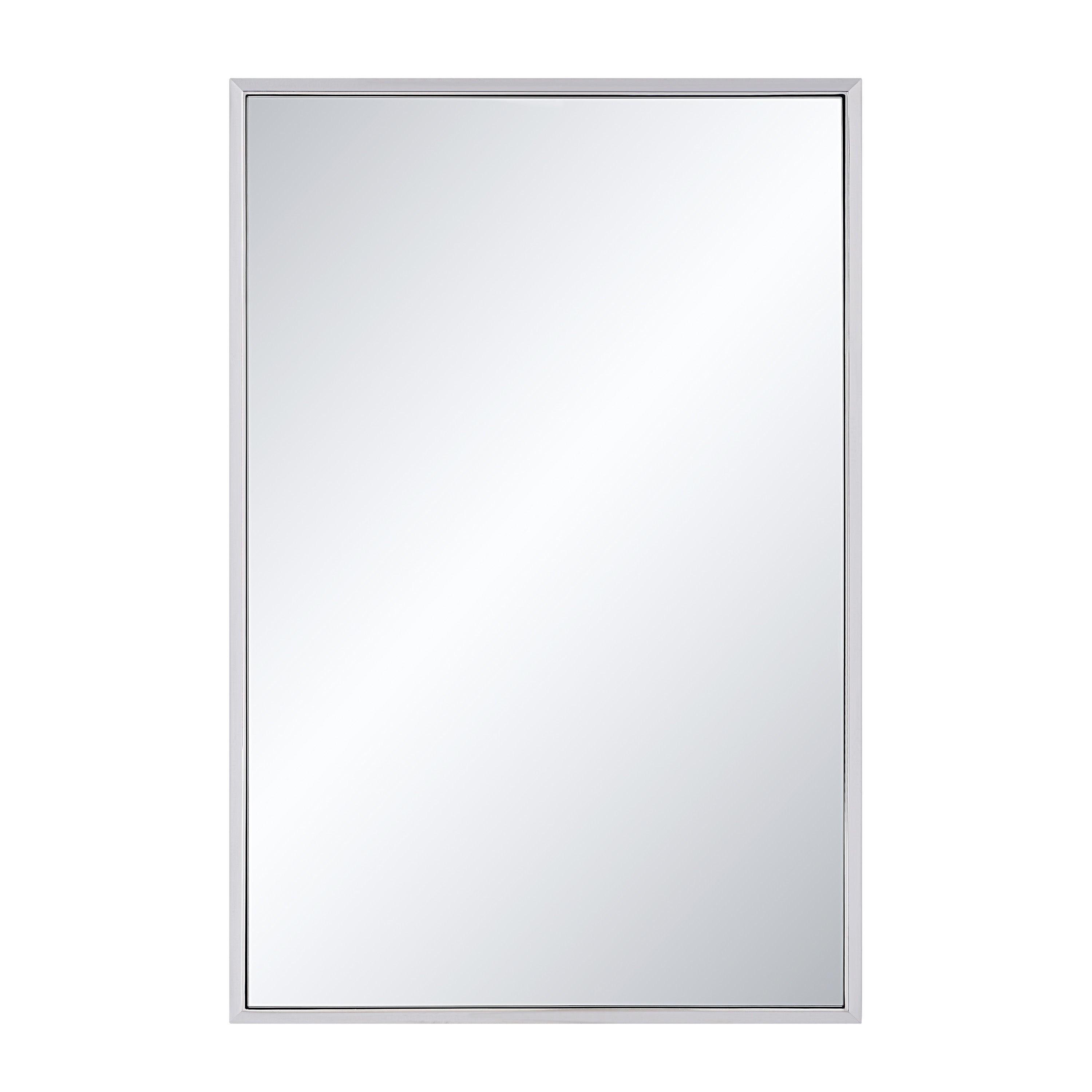Dapia 36" H x 24" W Wall Mirror, Grey - Main Image - MT2684