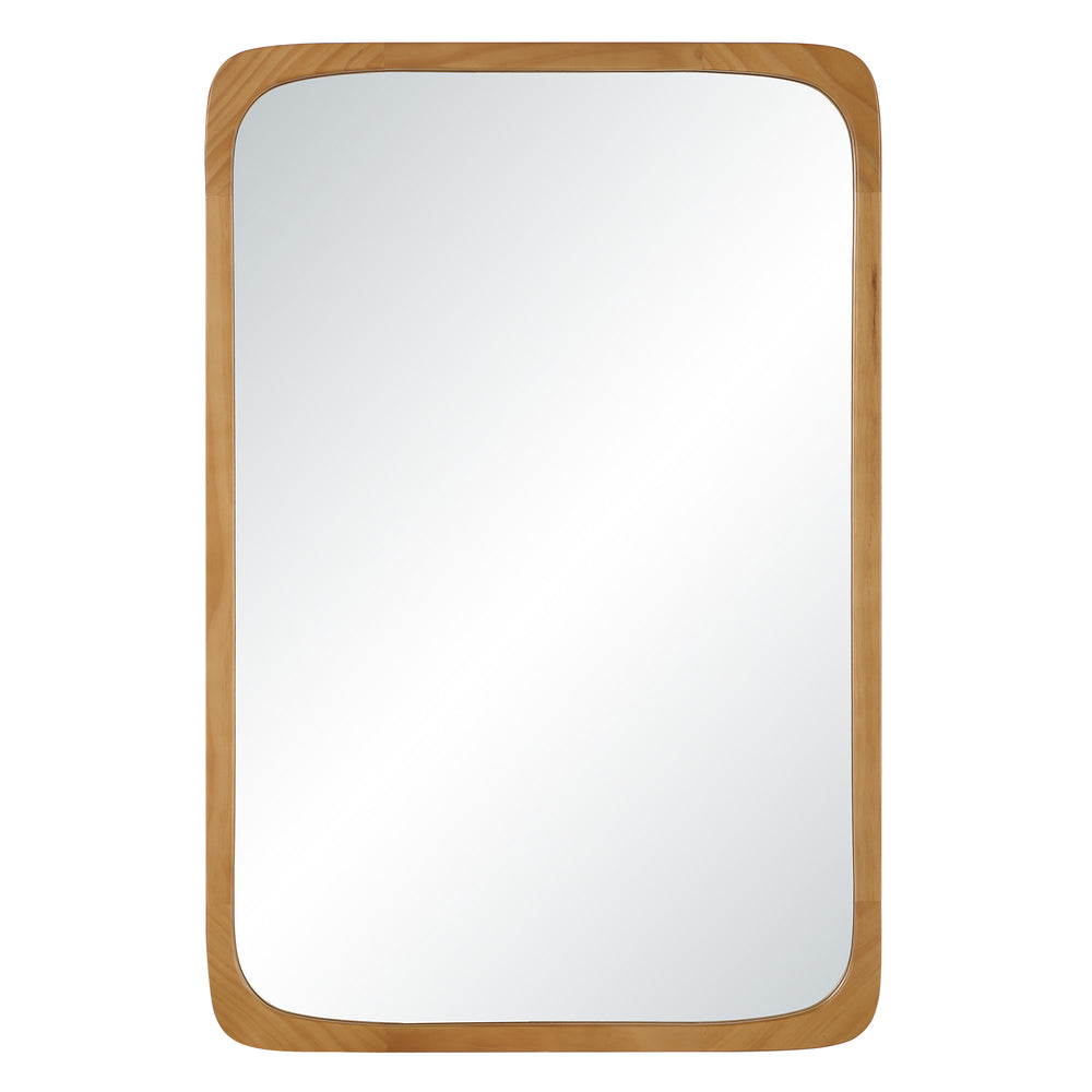 Scisto 36" H x 24" W Wall Mirror, Beige - Main Image - MT2755