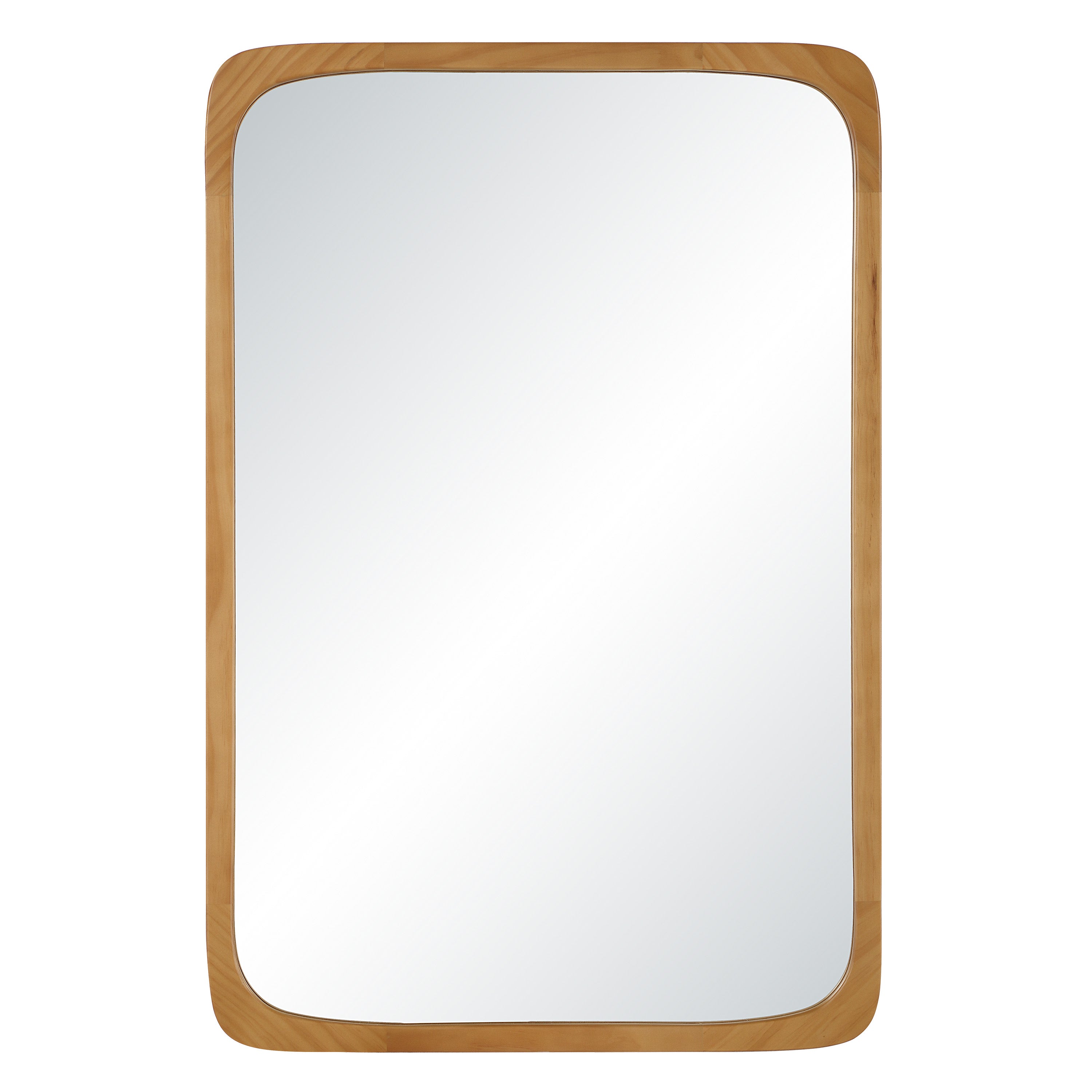 Scisto 36" H x 24" W Wall Mirror, Beige - Main Image - MT2755