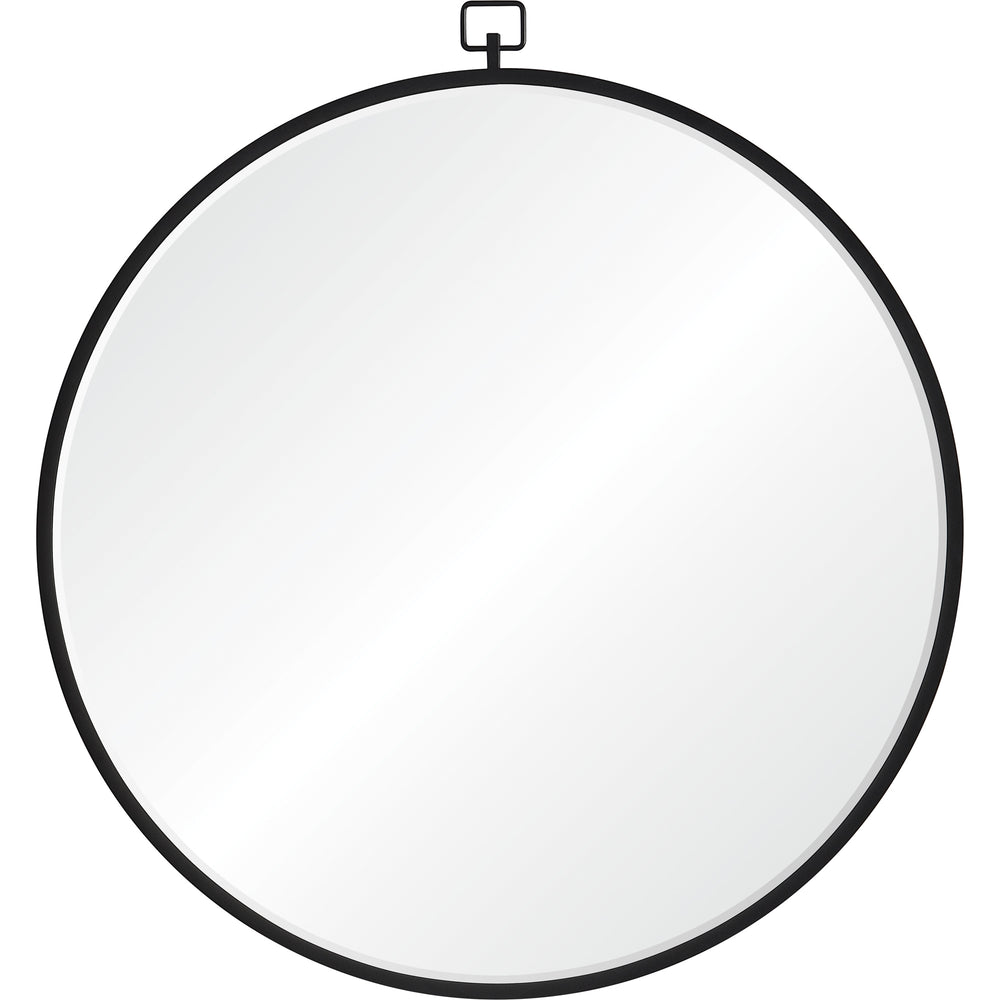 Rayden 38.5" Tall Round Wall Mirror, Black - Main Image - MT2463