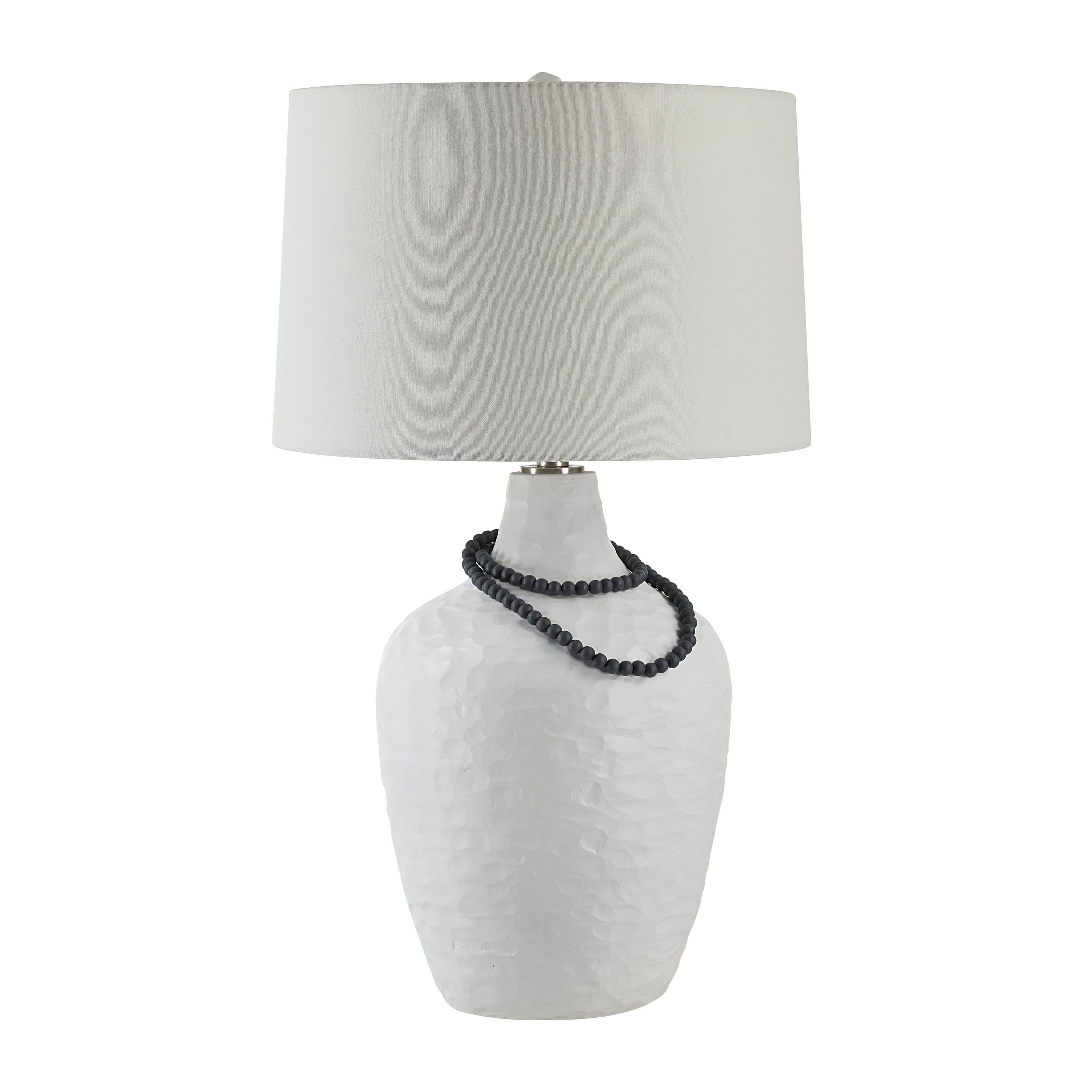Naranja 29.75" Height Table Lamp, White - Angle Image - LPT1340