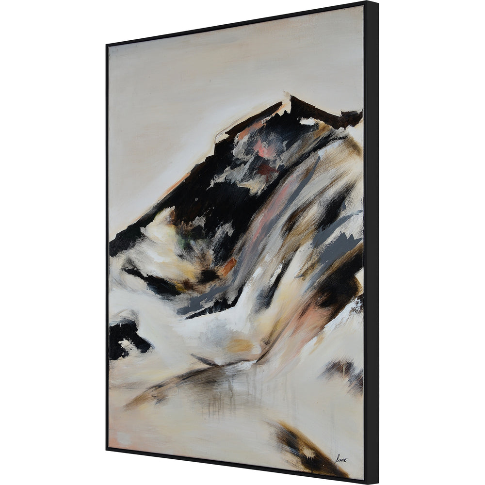 Infusion 40" Wide Canvas Art, Black - Angle Image - OL1985