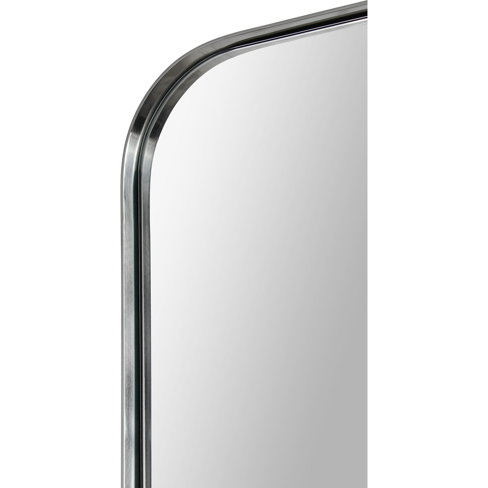 Delphinus 46" Tall Rectangle Wall Mirror, Grey - Additional Image 2 - MT2360