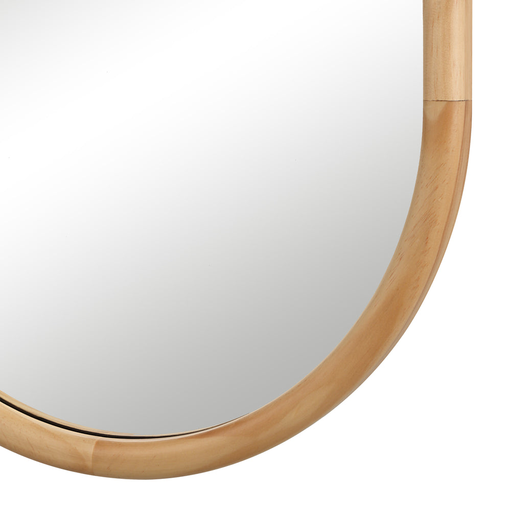 Puno 36" H x 20" W Wall Mirror, Brown - Detail Image - MT2716