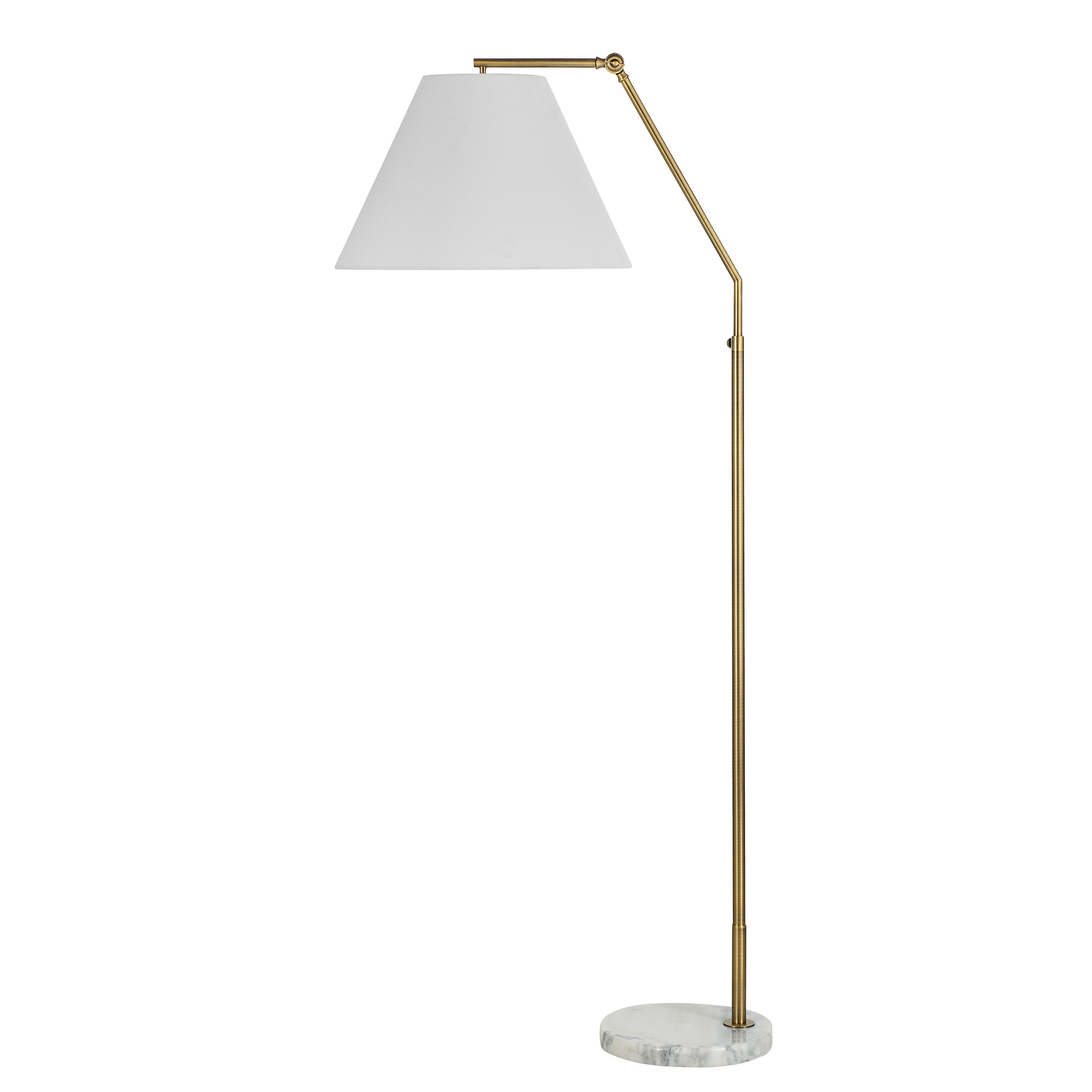 Claire 62-72 (ADJ.)" Length Floor Lamp, YELLOW - Angle Image - LPF3154